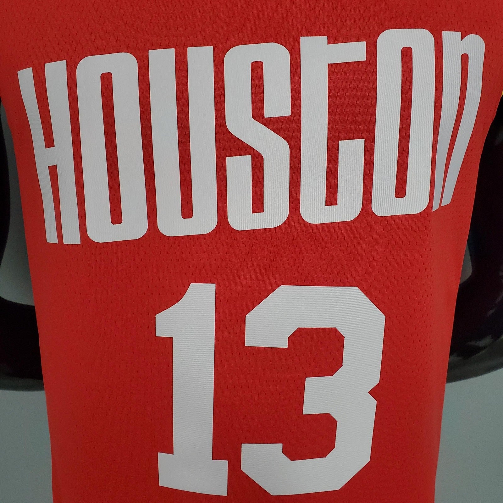 Harden#13 Rockets Retro Red Nba Jersey