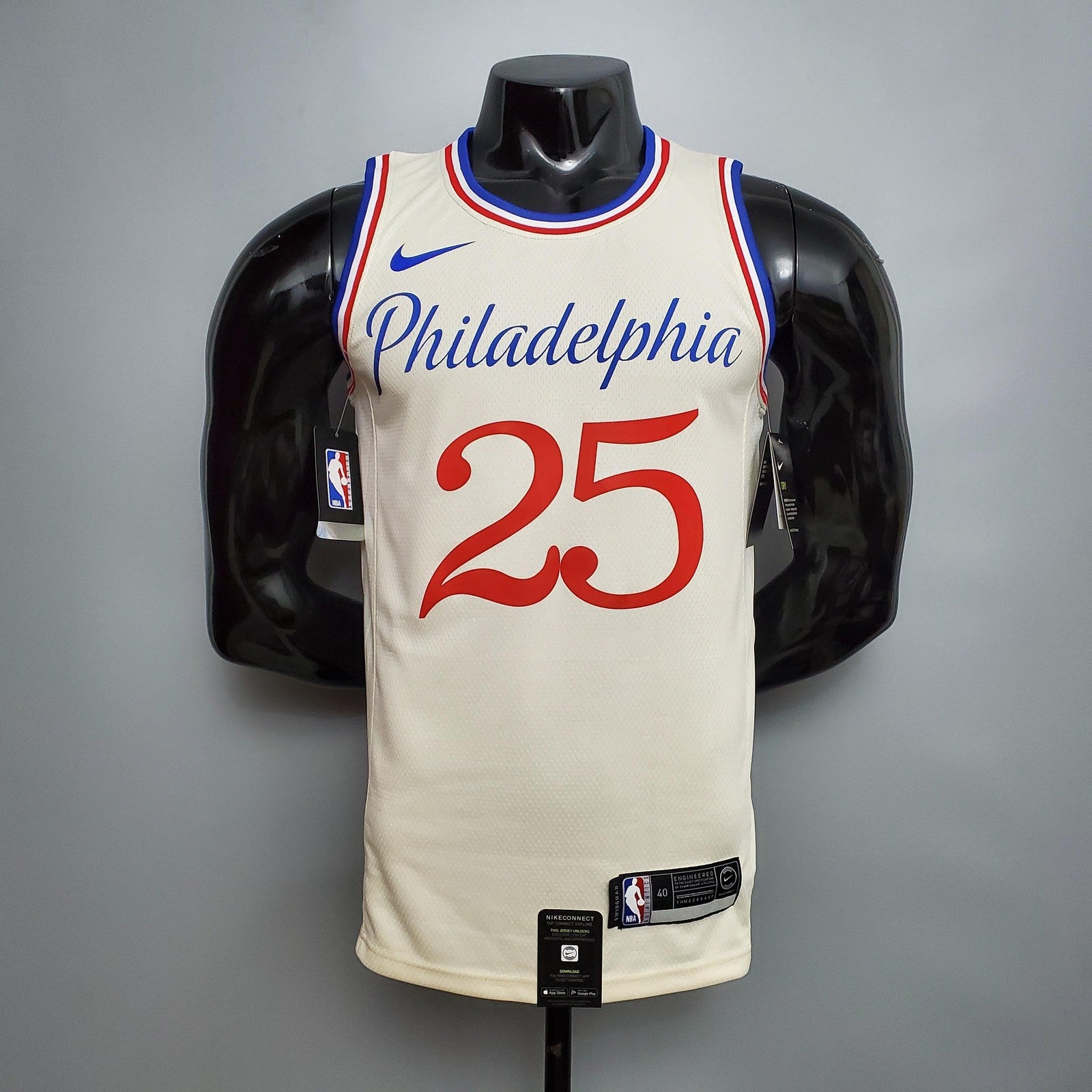 2020 Philadelphia 76ers Simmons#25 City Limited Edition Beige