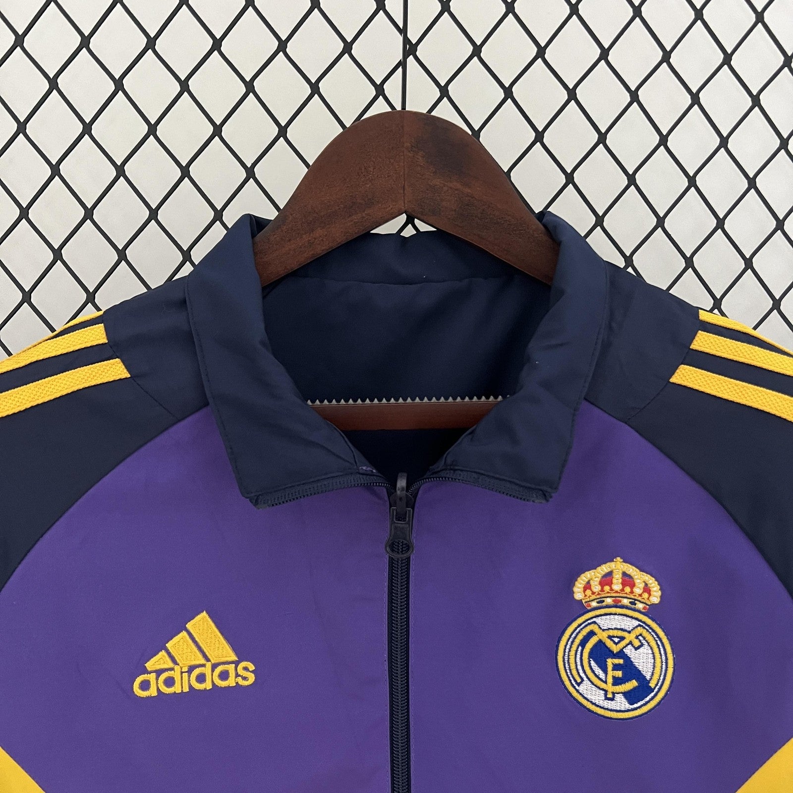 24 25 Real Madrid Trench Coat Reversible 7