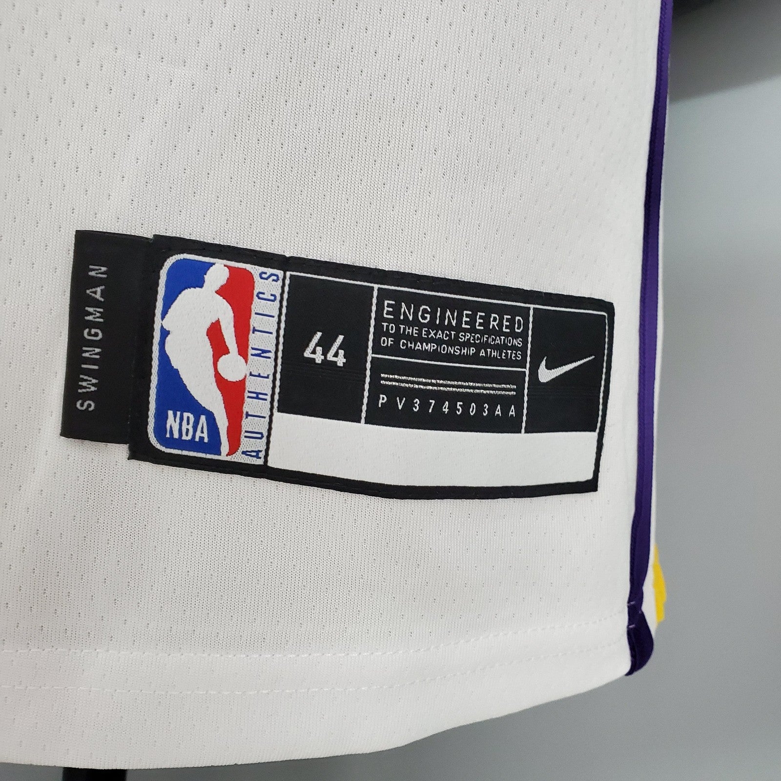 ANTHONY#7 Lakers white NBA jersey 2