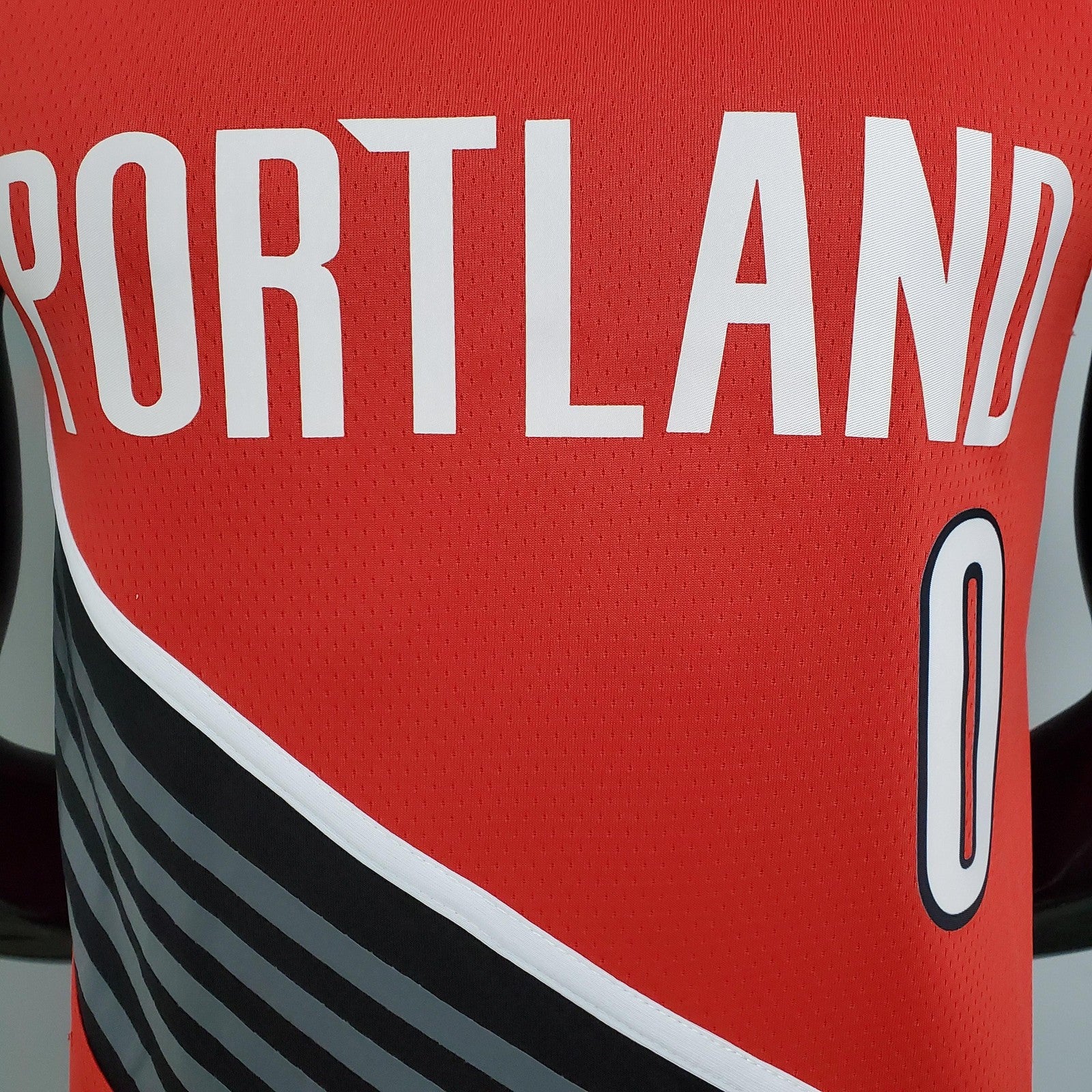 Portland Trail Blazers Lillard #0 (jordan Models) Red Nba Jersey
