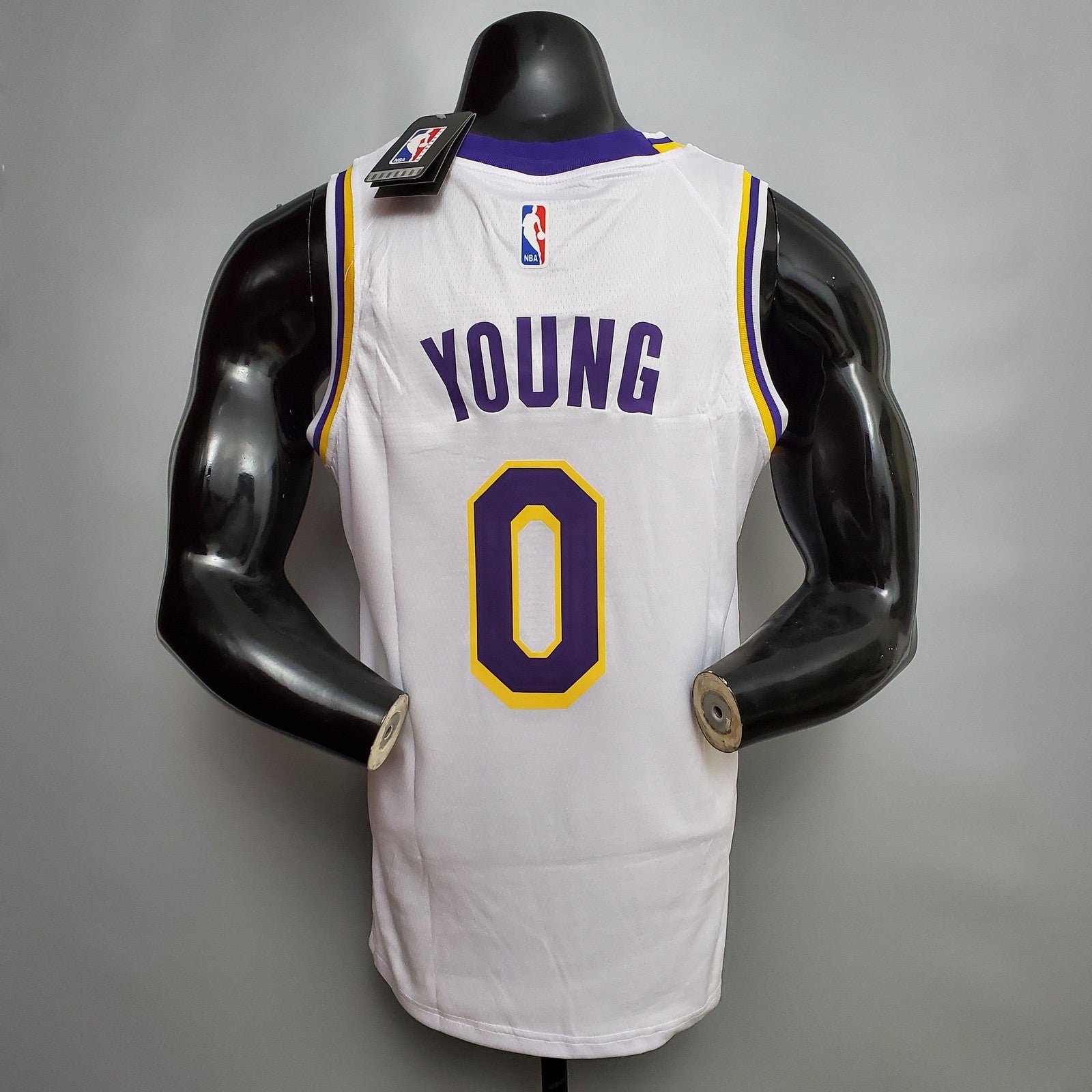 Young #0 Lakers White Nba Jersey Nike Connect Recognition