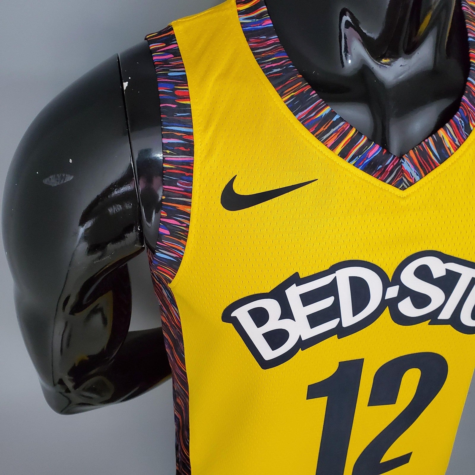 Harris#12 Brooklyn Nets Commemorative Edition Yellow Nba Jersey