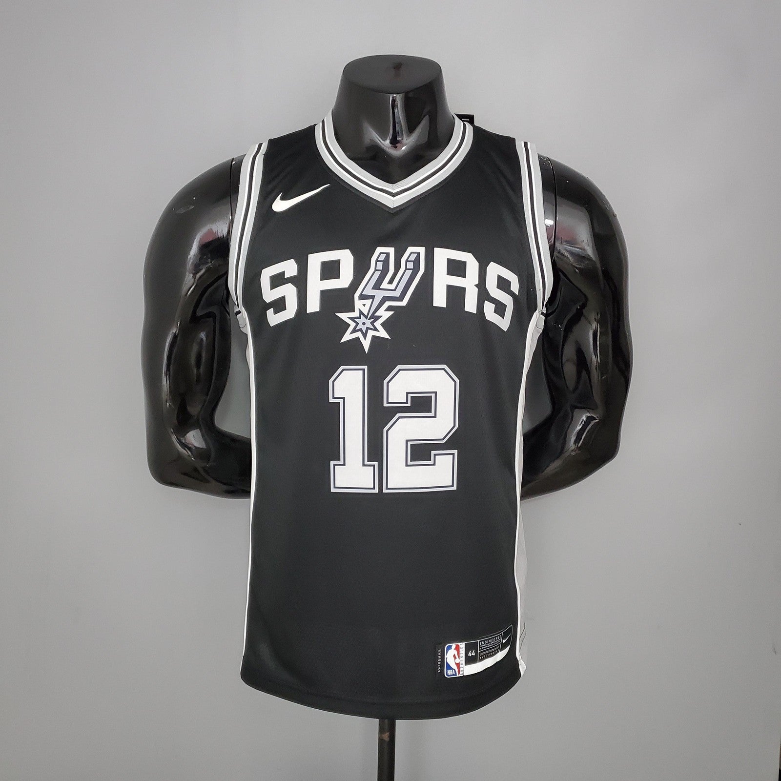 Aldridge#12 Spurs Black Nba Jersey