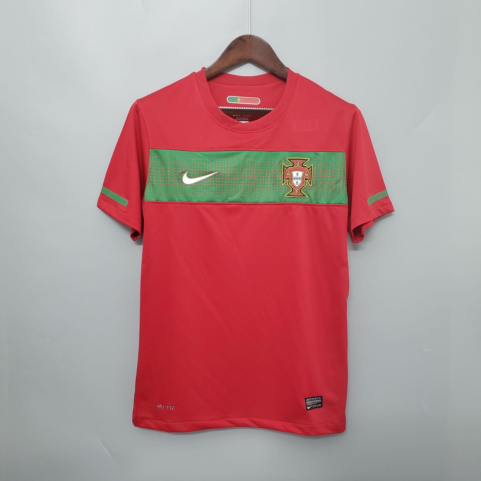 2010 Portugal red Camisa de futebol retro