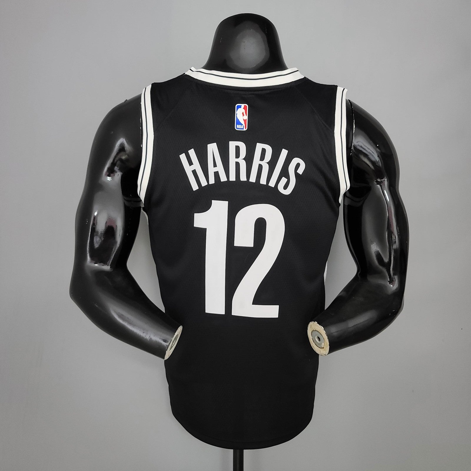 Harris#12 Brooklyn Nets Black Nba Jersey