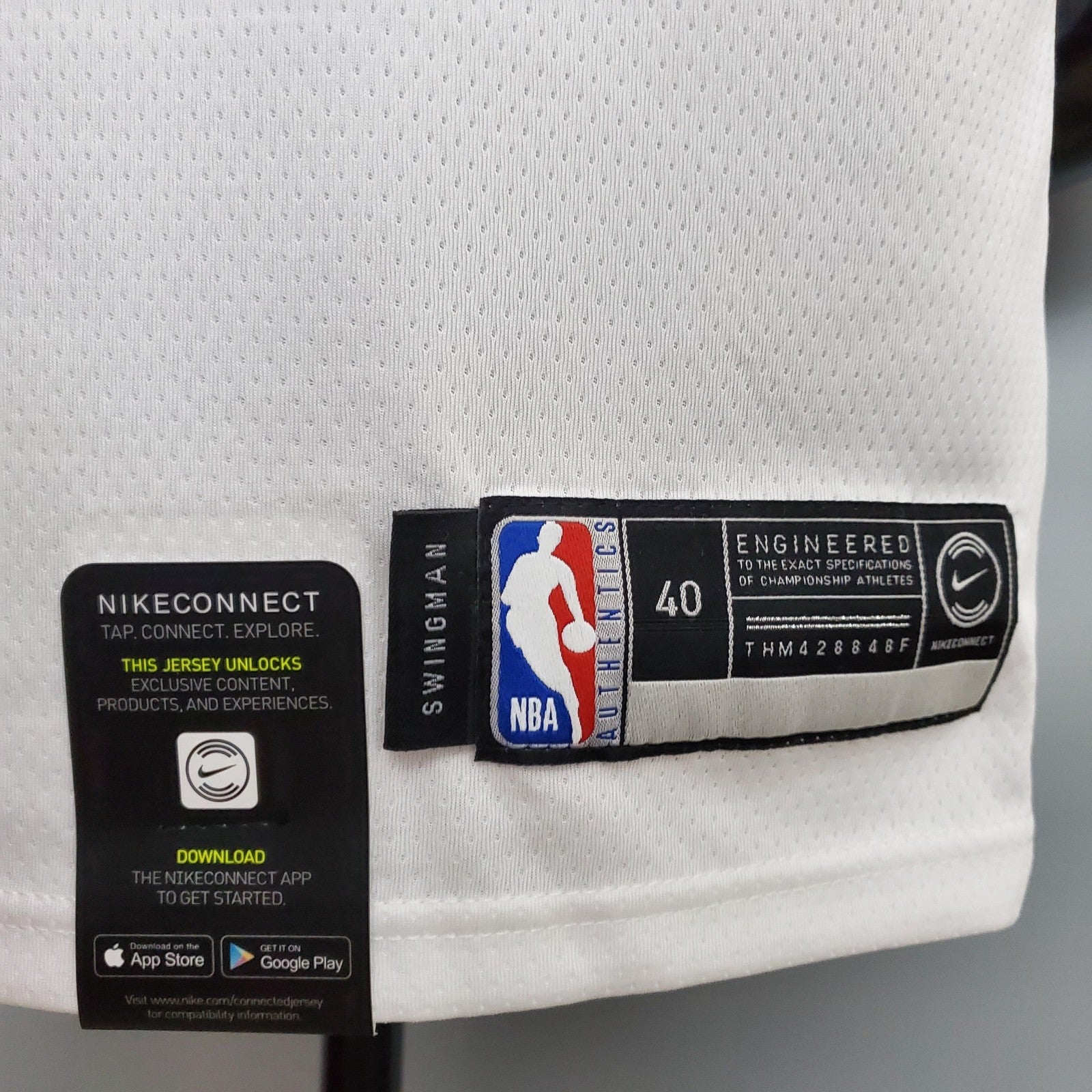 Adebayo#13 Miami Heat V Neck White Nba Jersey Nike Connect Recognition