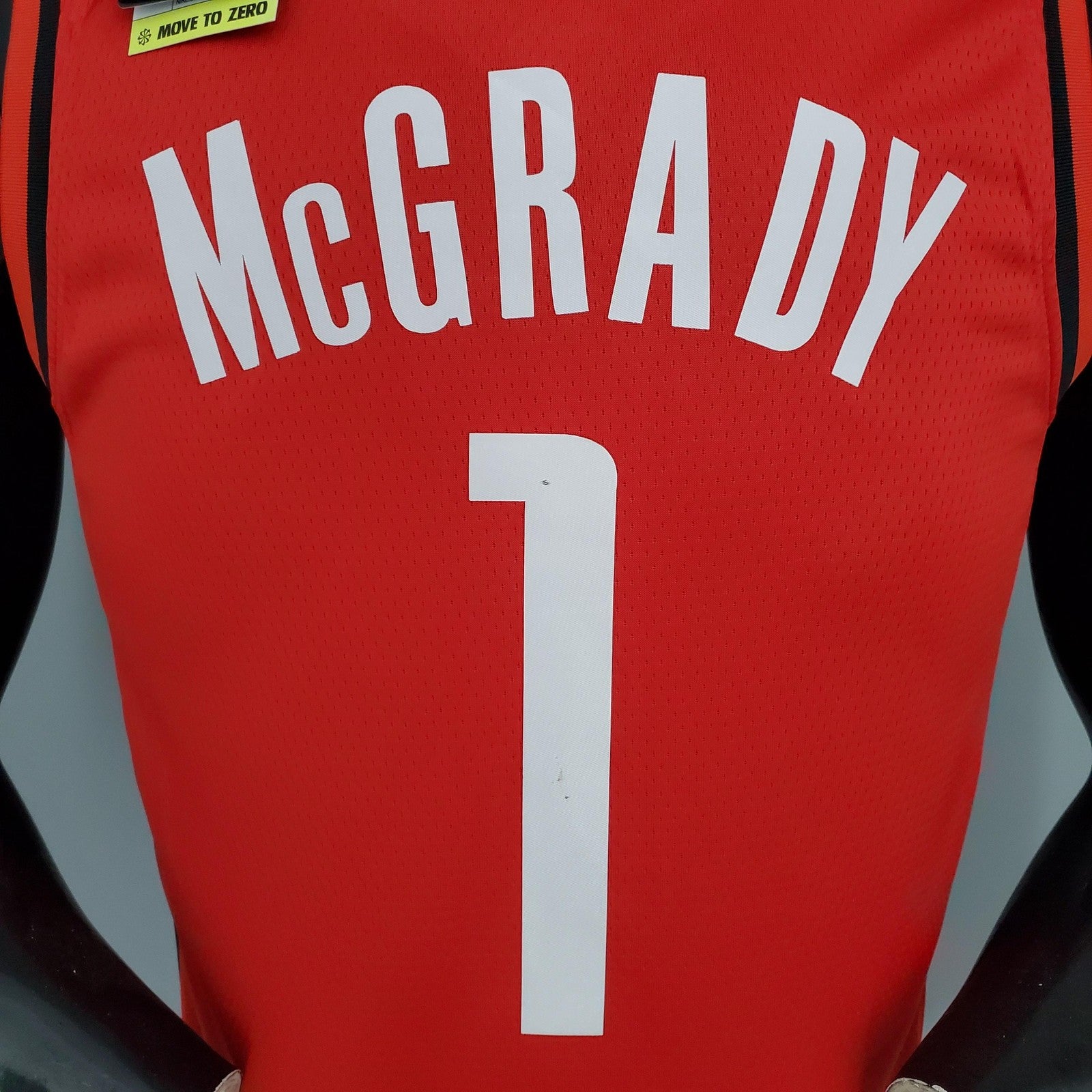 2021 Mcgrady#1 Rockets Red Nba Jersey