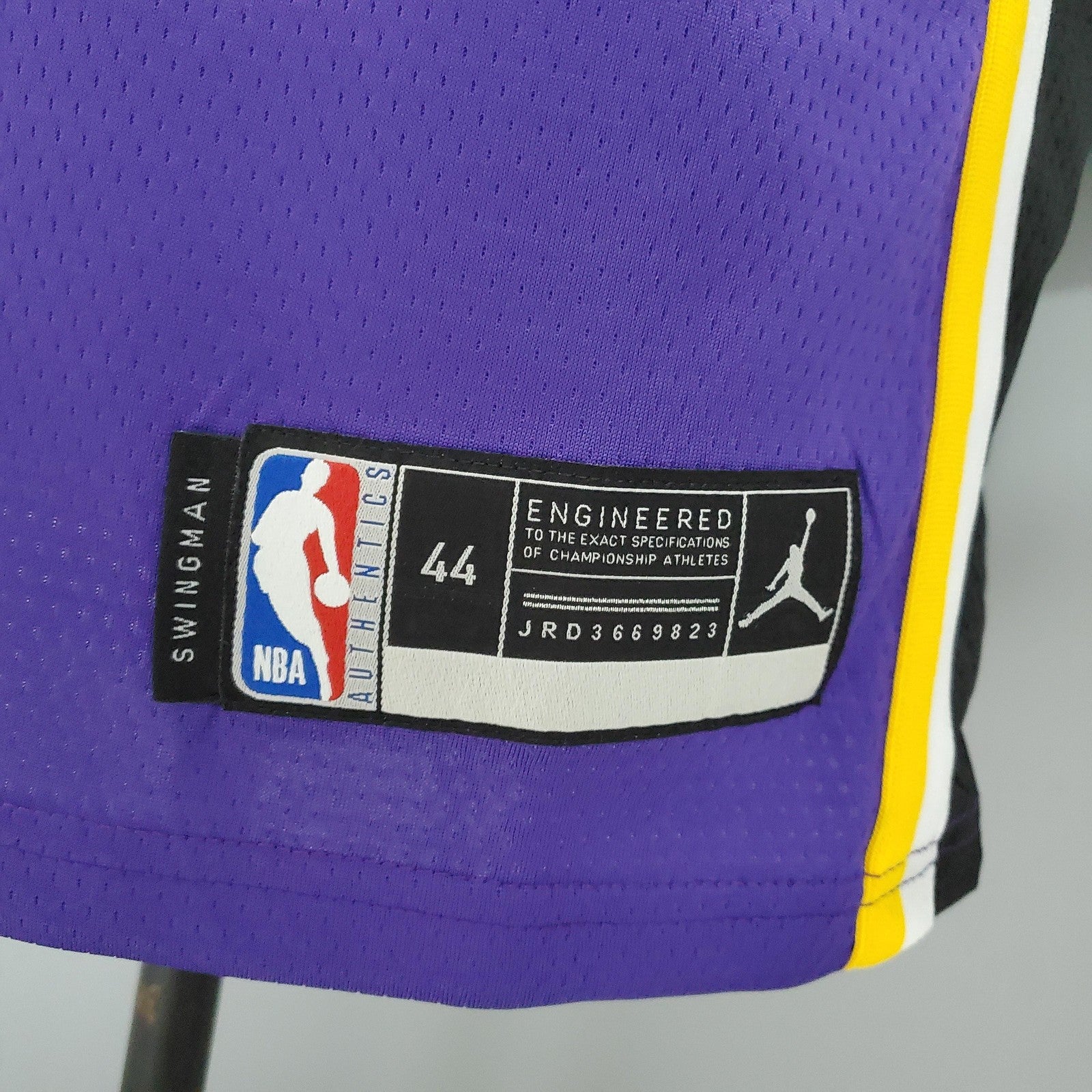 Anthony#7 Lakers Purple Nba Jersey