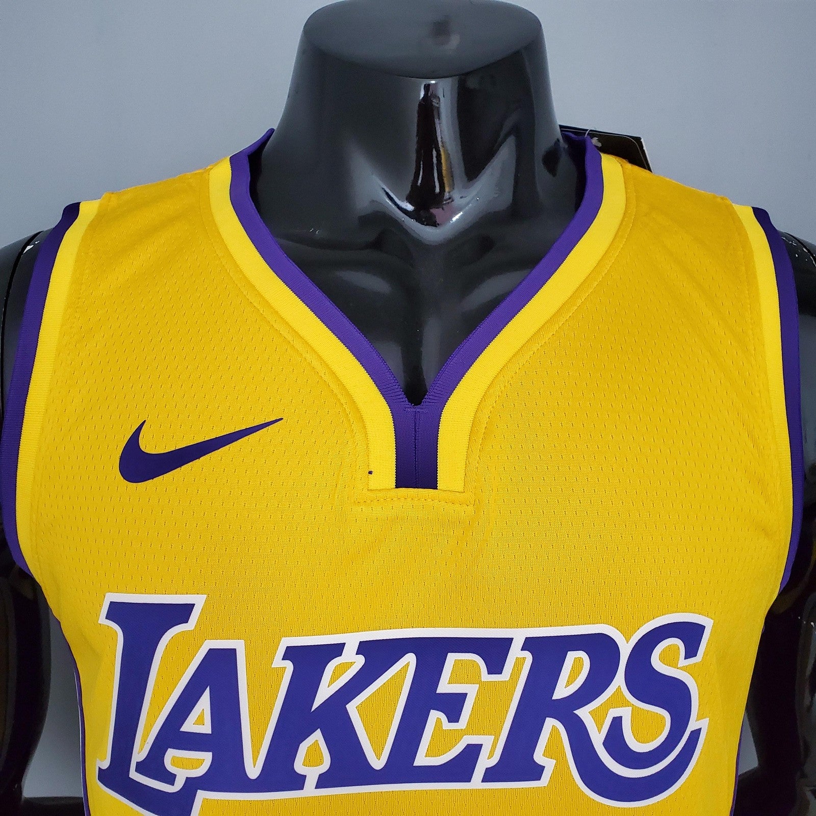 Anthony#7 Lakers Yellow Nba Jersey