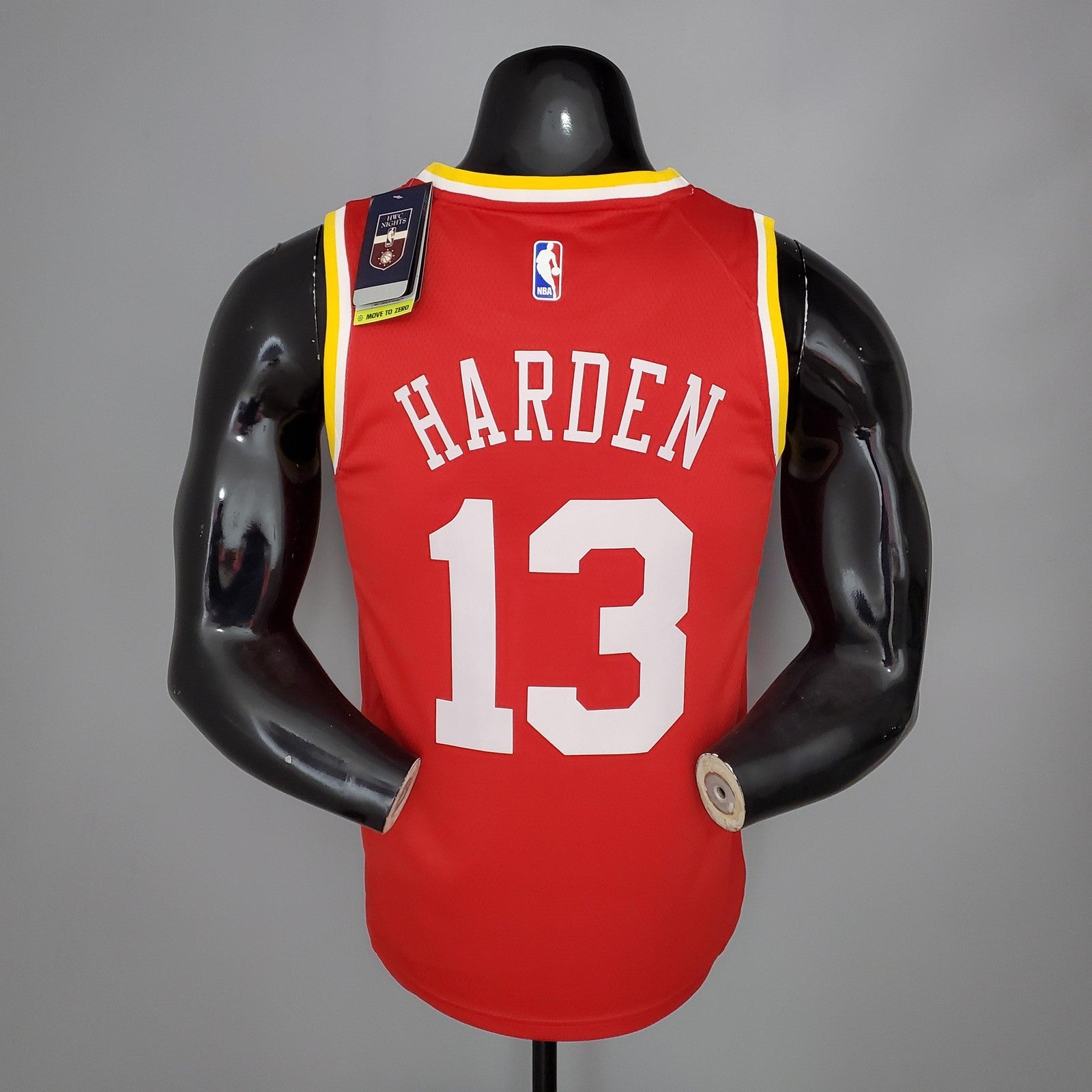 Harden#13 Rockets Retro Red Nba Jersey