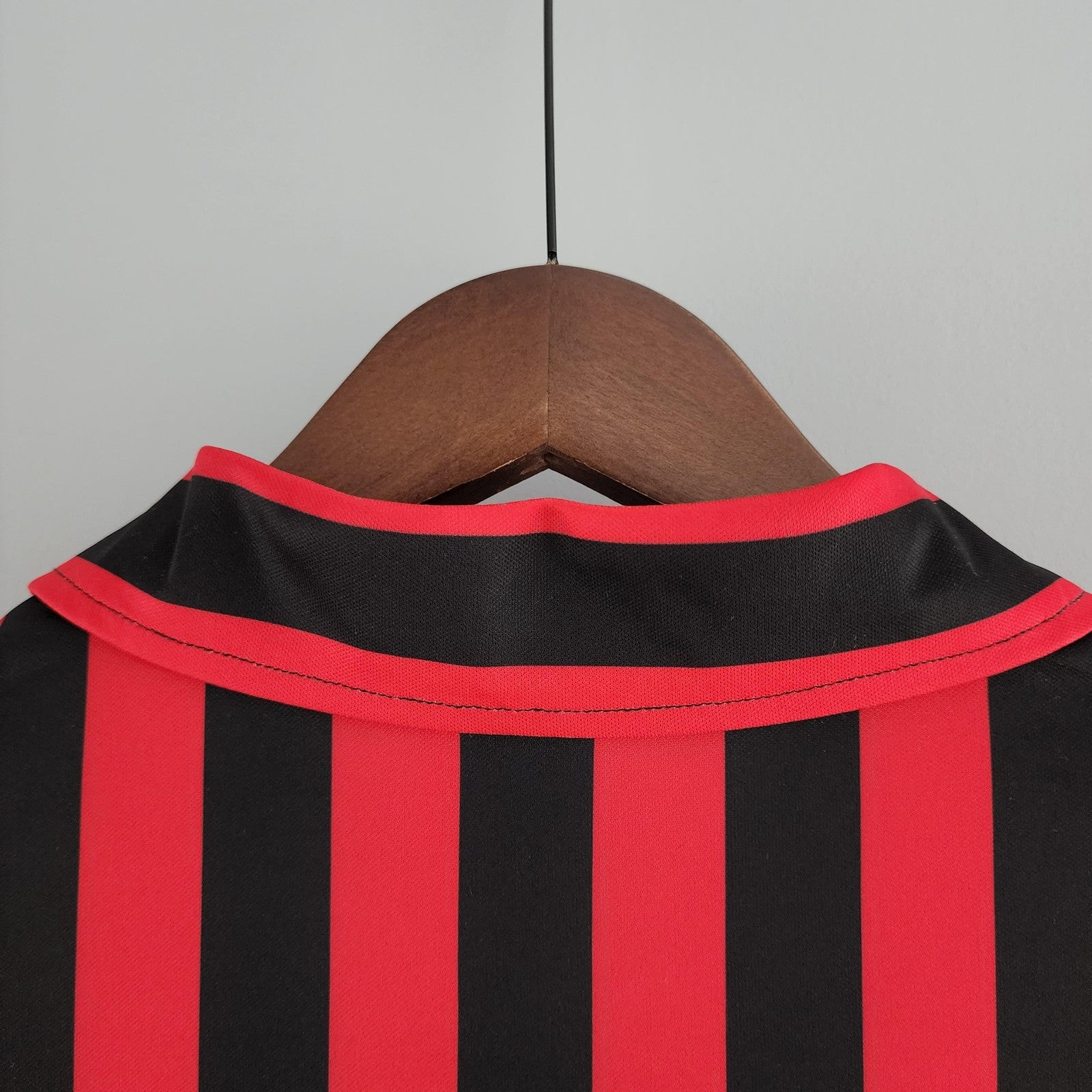 Retro Long Sleeve Ac Milan Home