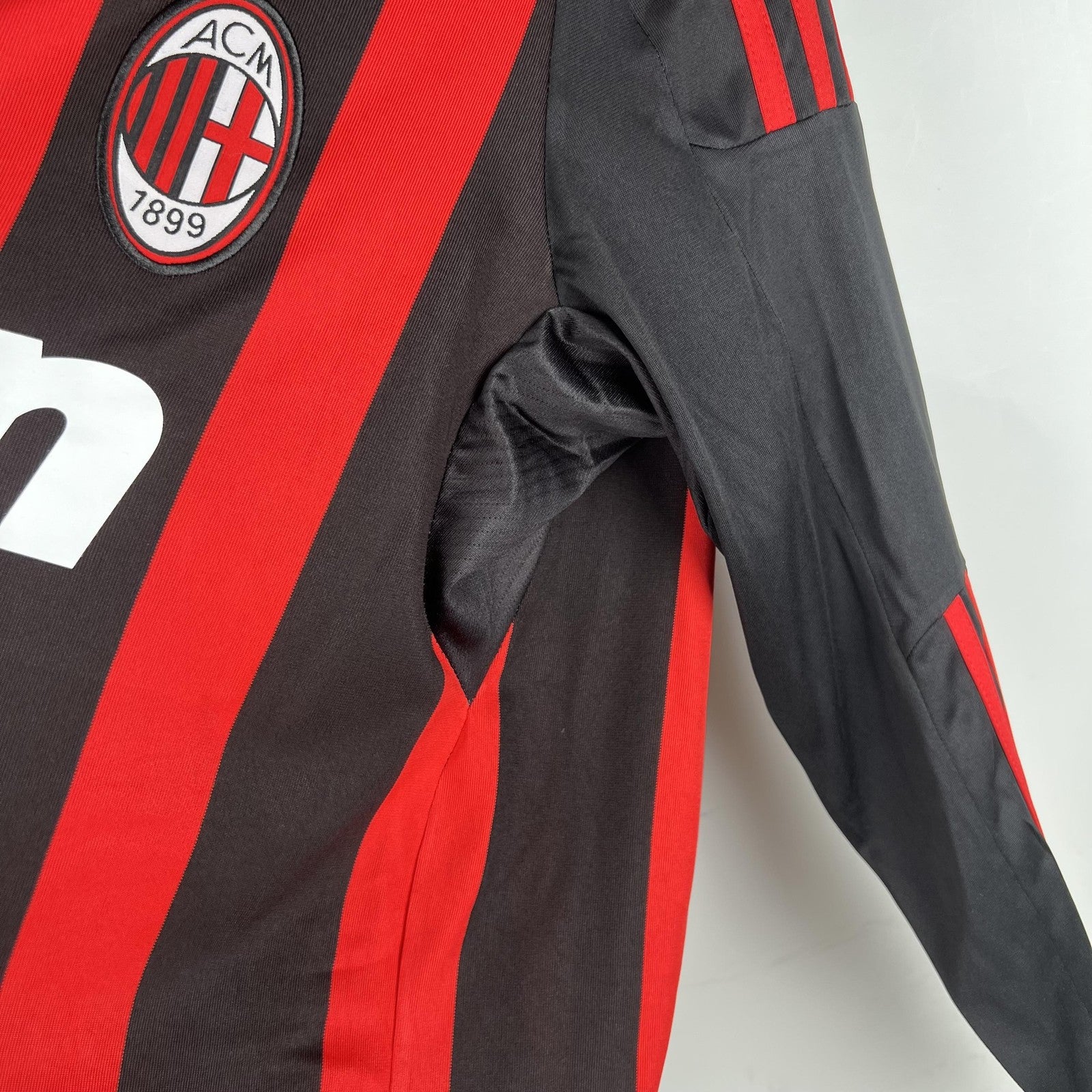 Retro Long Sleeve Ac Milan 08 09 Home