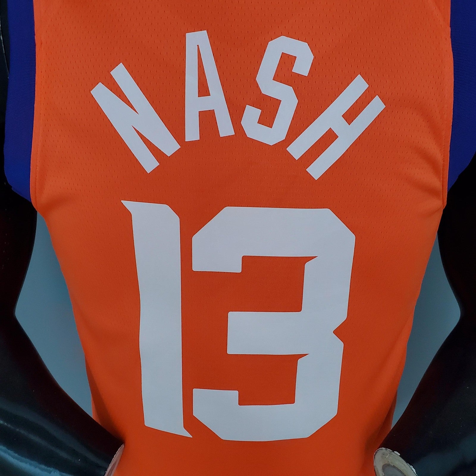 2021 Nash#13 Suns Jordan Theme Orange Nba Jersey