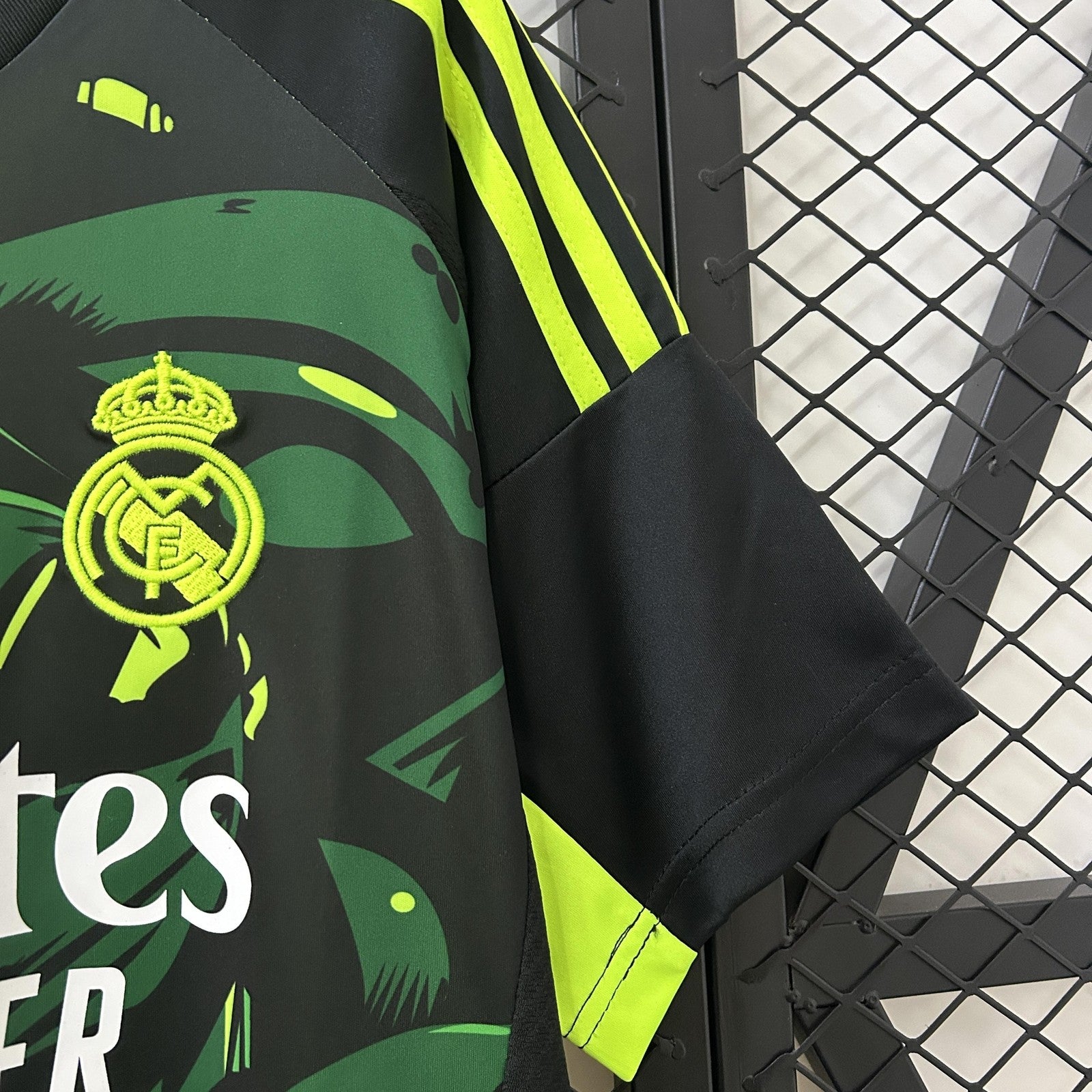 24 25 Real Madrid Green and Black Special Edition Jersey