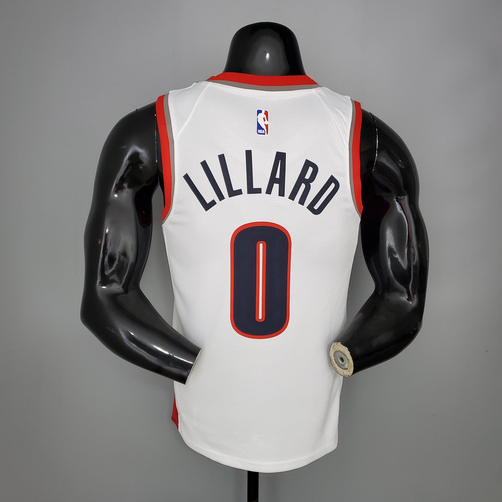 2021 Lillard#0 Trail Blazers Home White Nba Jersey