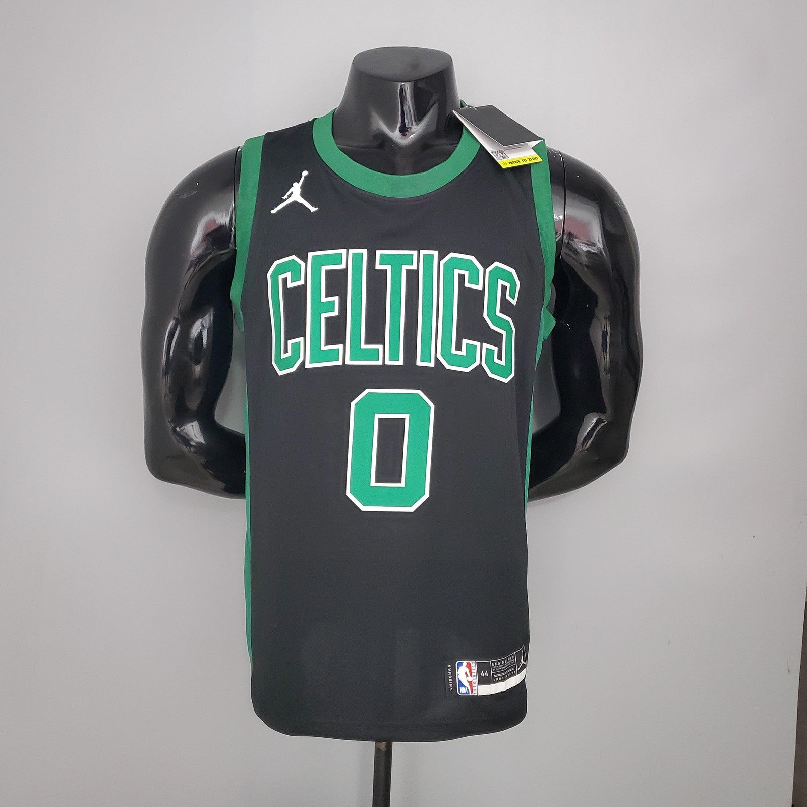 Tatum #0 Celtics White Jordan Theme Black Nba Jersey