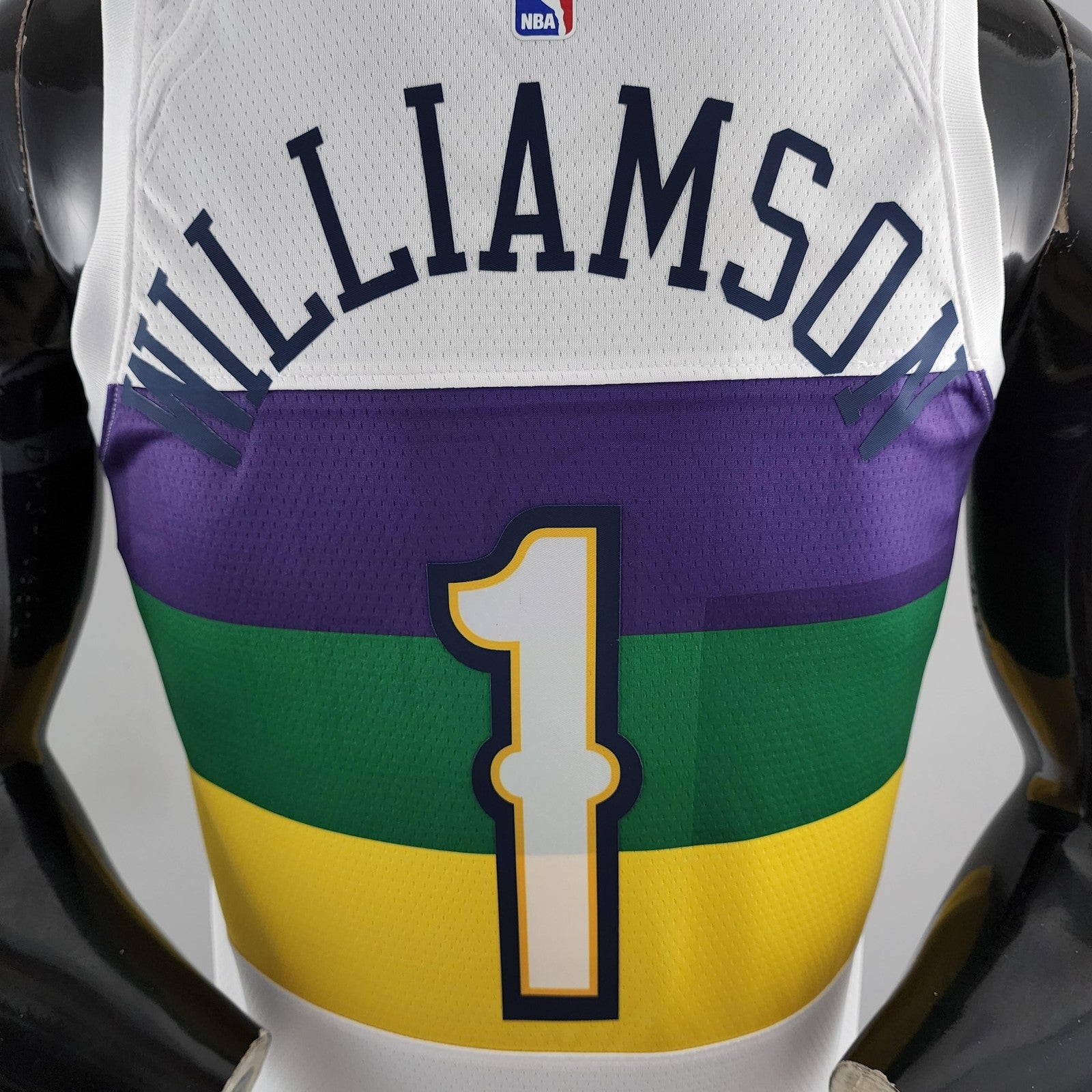 2018 New Orleans Pelicans Wlliamsin#1 Urban Edition White Nba Jersey