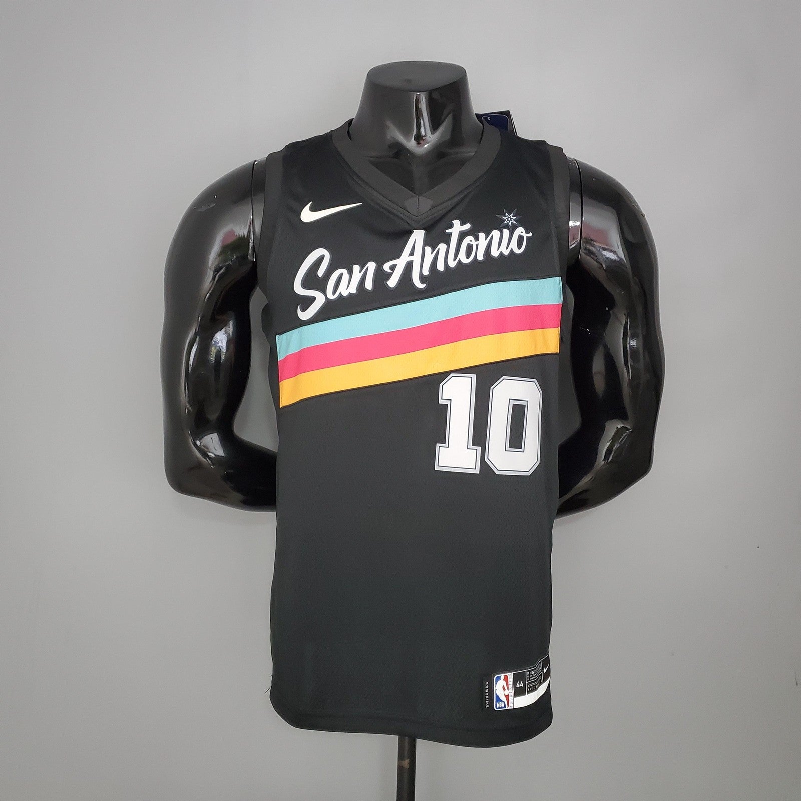 New Derozan#10 Season Spurs City Edition Black Nba Jersey