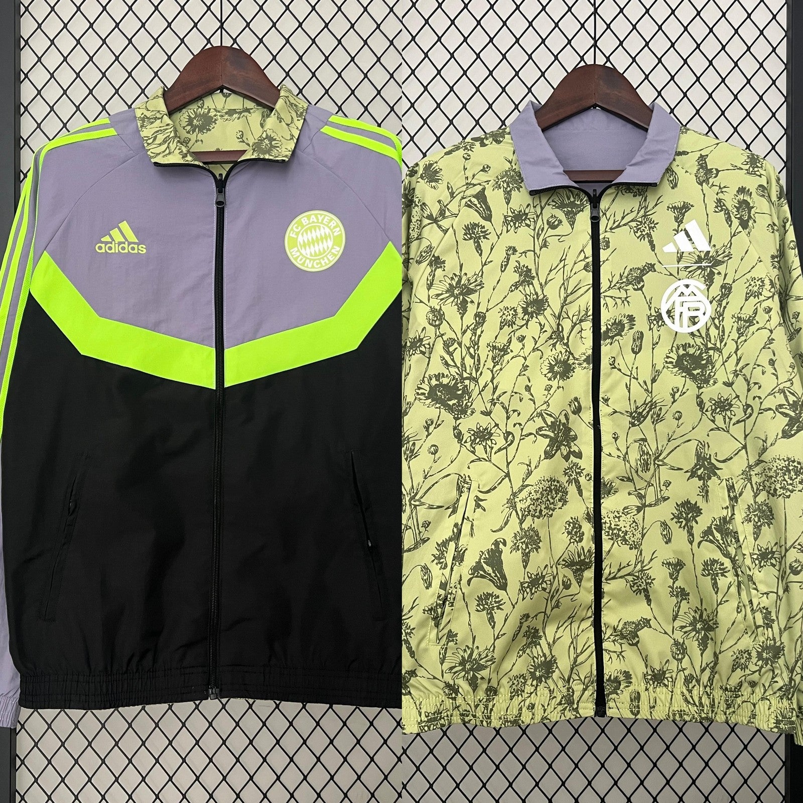 24 25 Bayern Munich Trench Coat Reversible