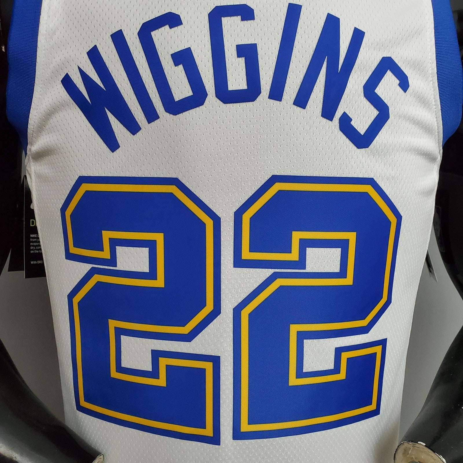 Retro Version Wiggins#22 Golden State Warriors White Nba Jersey