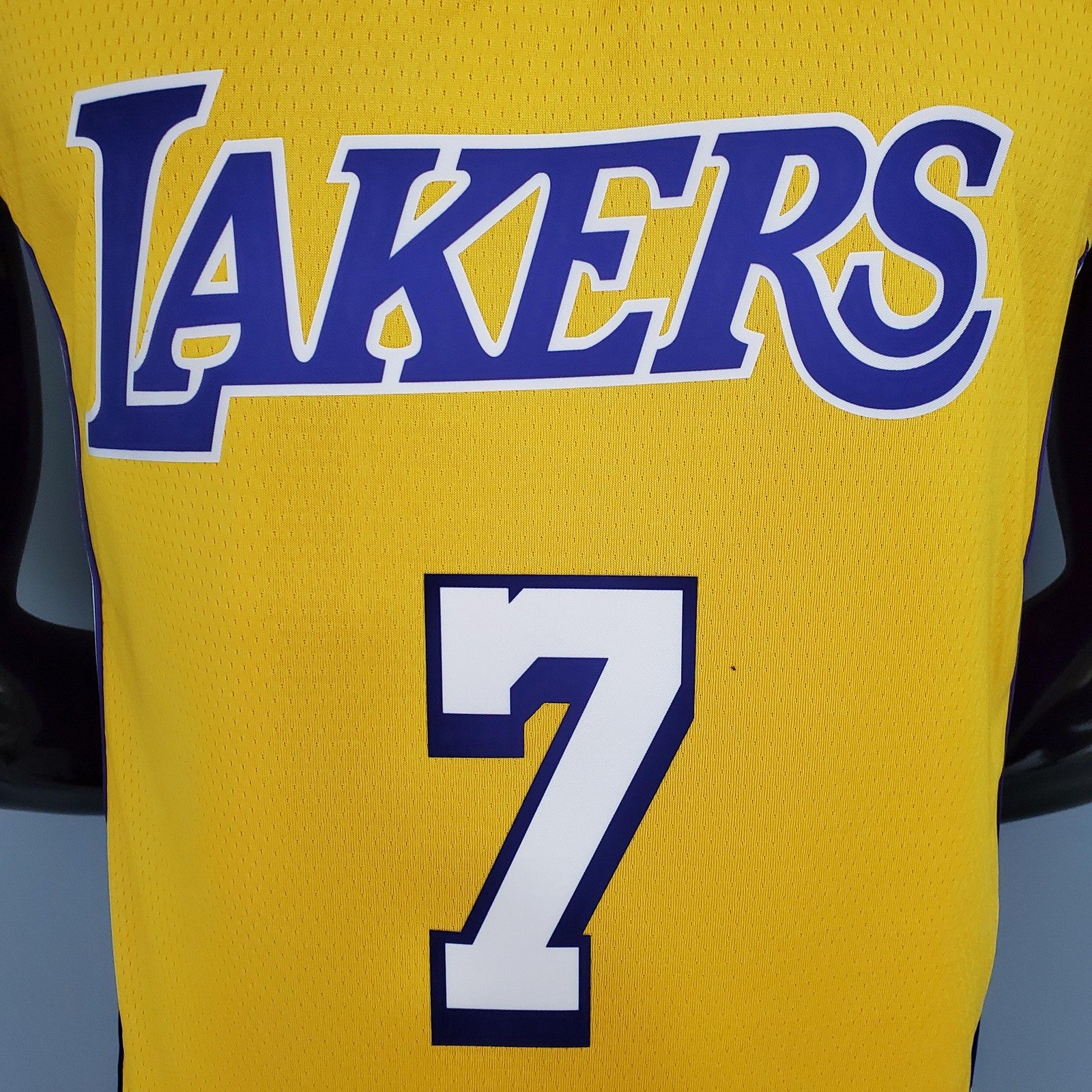 Anthony#7 Lakers Yellow Nba Jersey