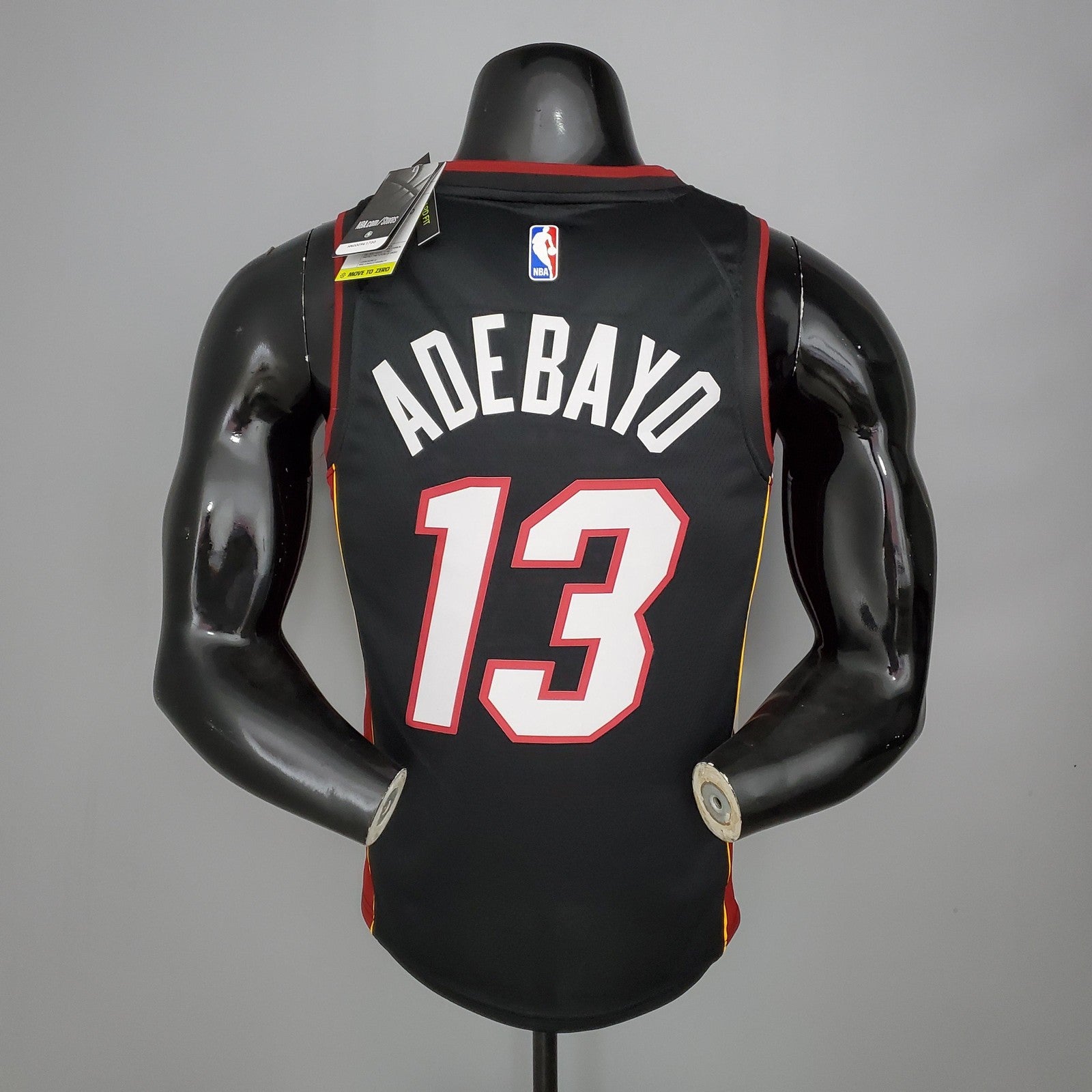 Miami Heat Adebayo#13 Black Nba Jersey