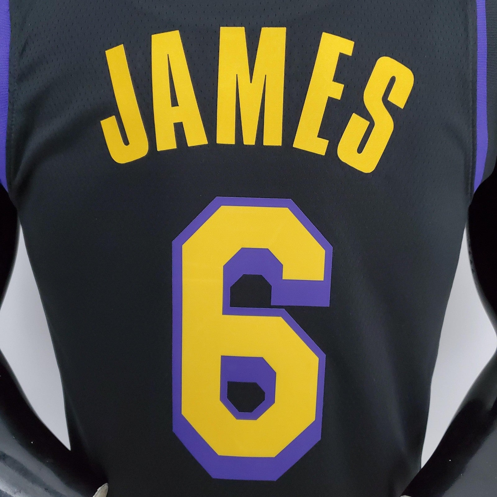2021 James#6 Los Angeles Lakers Black Latin Black Nba Jersey