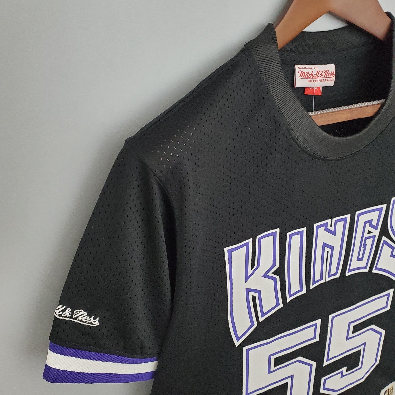 Mitchellness Kings No 55 White Chocolate Williams Retro Mesh Short Sleeve