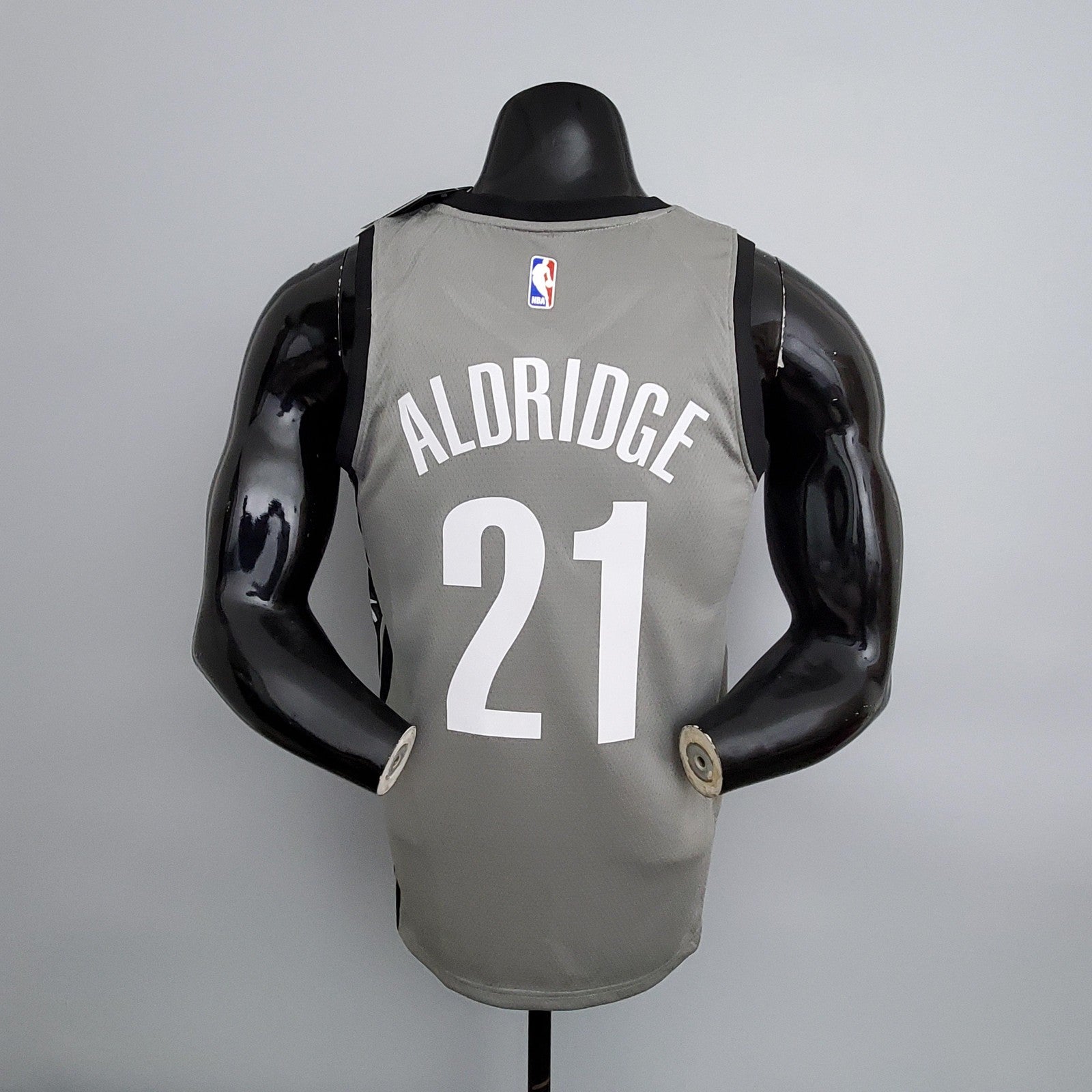 Nets Aldridge #21 Flyer Grey Nba Jersey