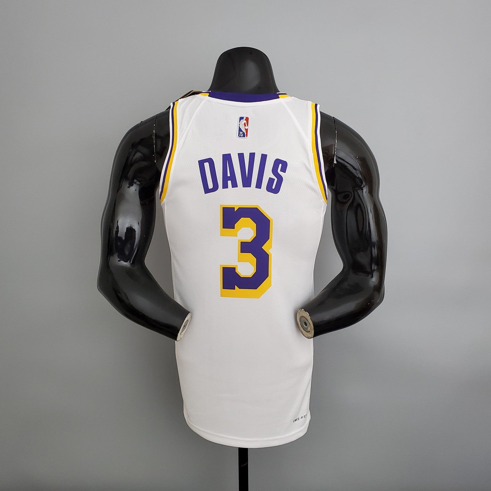 75th Anniversary Lakers White Nba Jersey