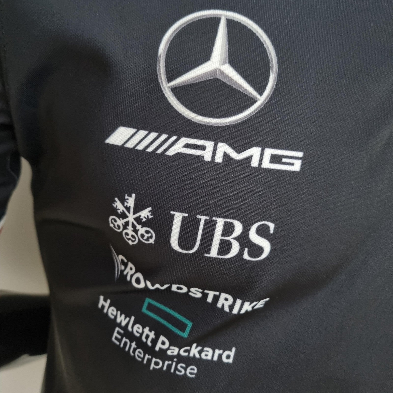 2022 F1 Formula One Mercedes Benz #63 Polo Black