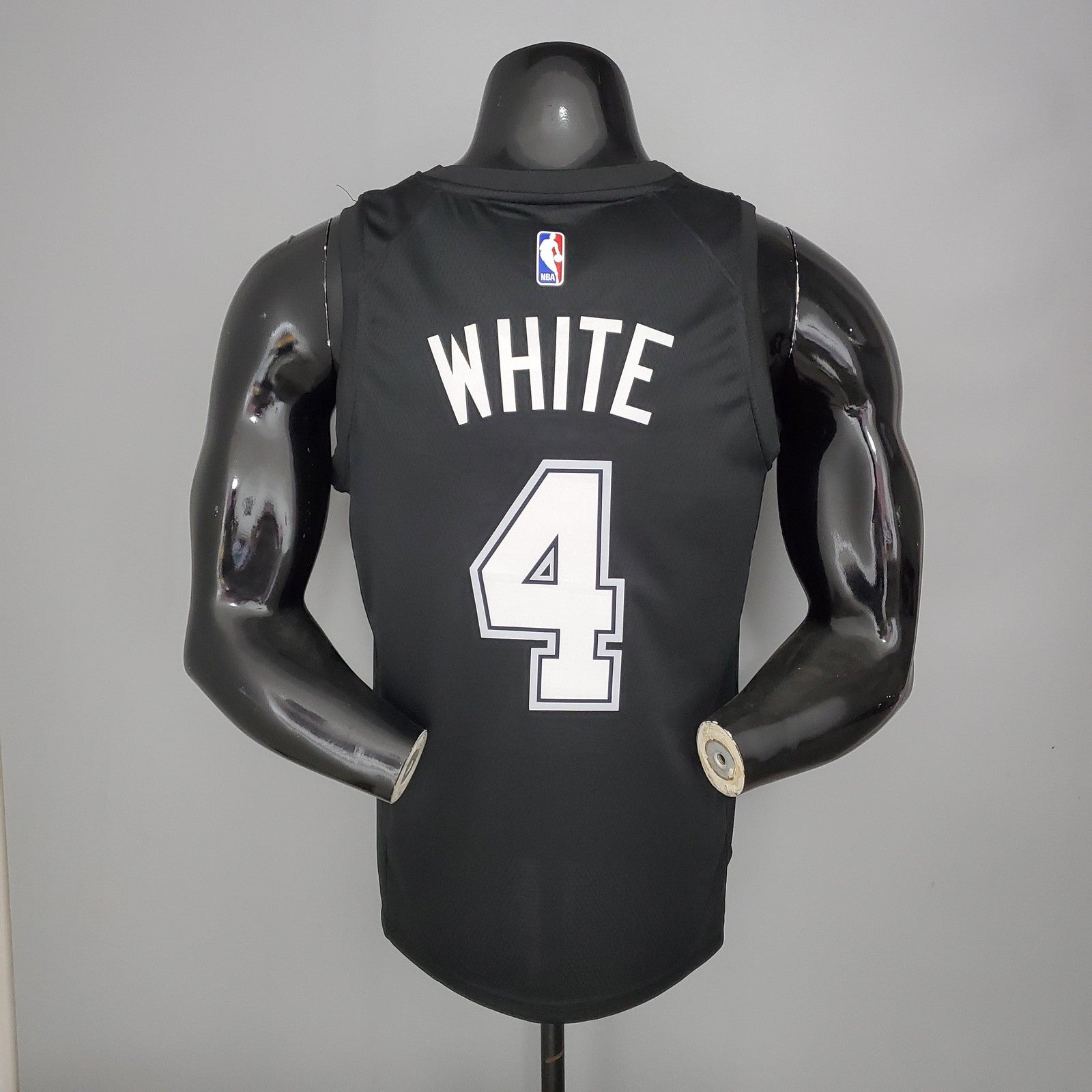New White#4 Season Spurs City Edition Black Nba Jersey