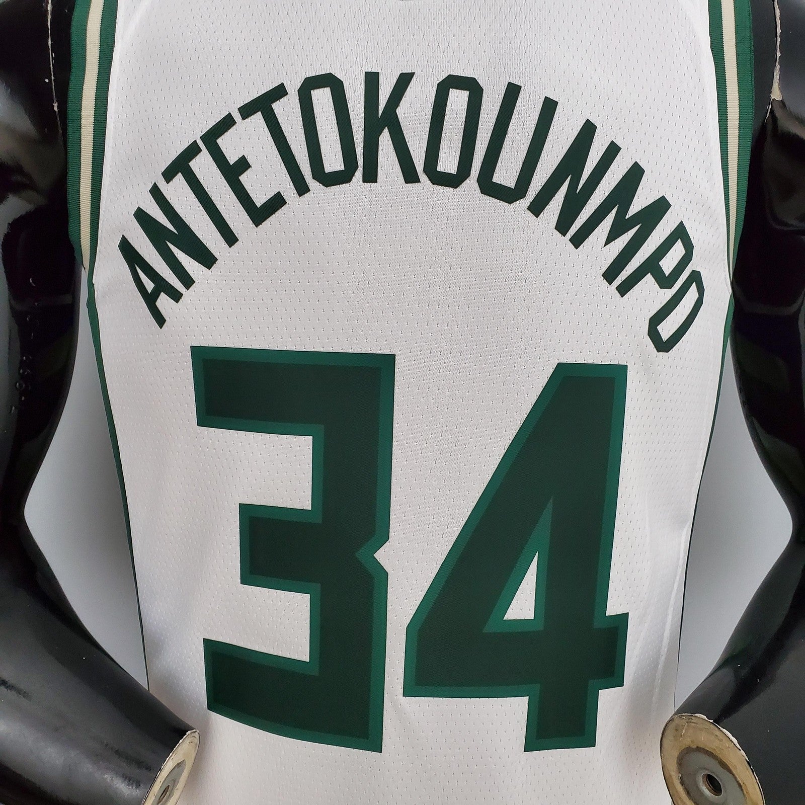 2022 Antetokounmpo#34 Bucks White Nba Jersey