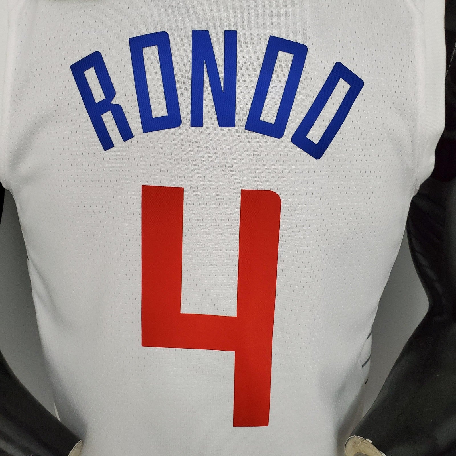 Rondo#4 Clippers Limited Edition White Nba Jersey