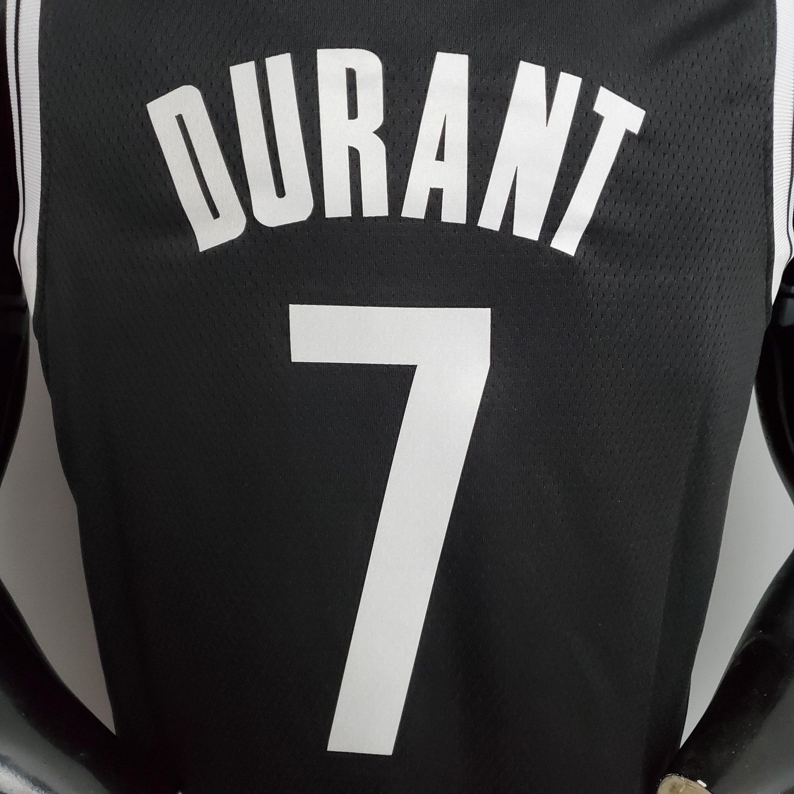 Durant #7 Brooklyn Nets Black Nba Jersey Nike Connect Recognition