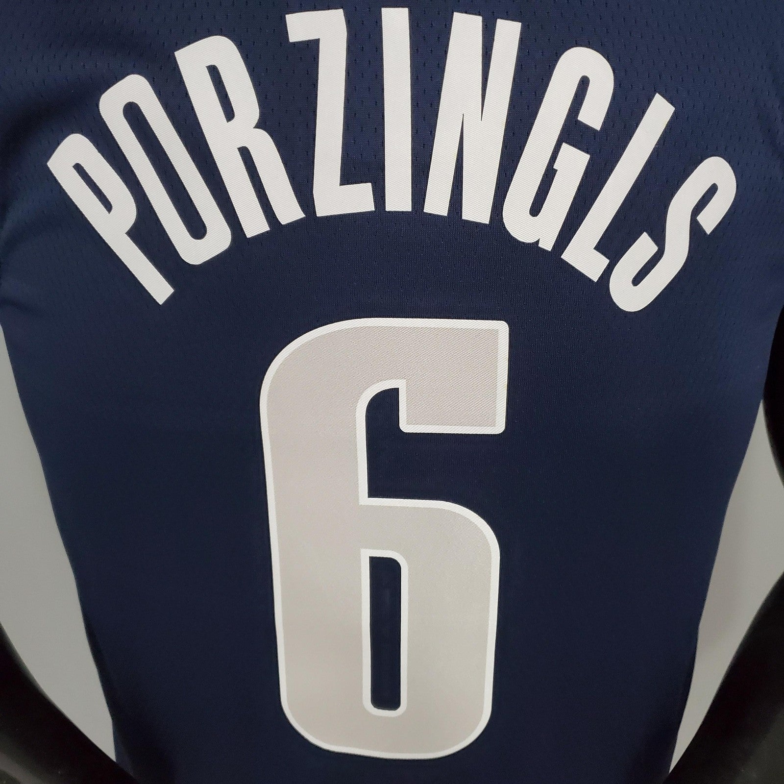 Dallas Mavericks Porzingls#6 Lone Ranger Iceberg Edition Nba Jersey