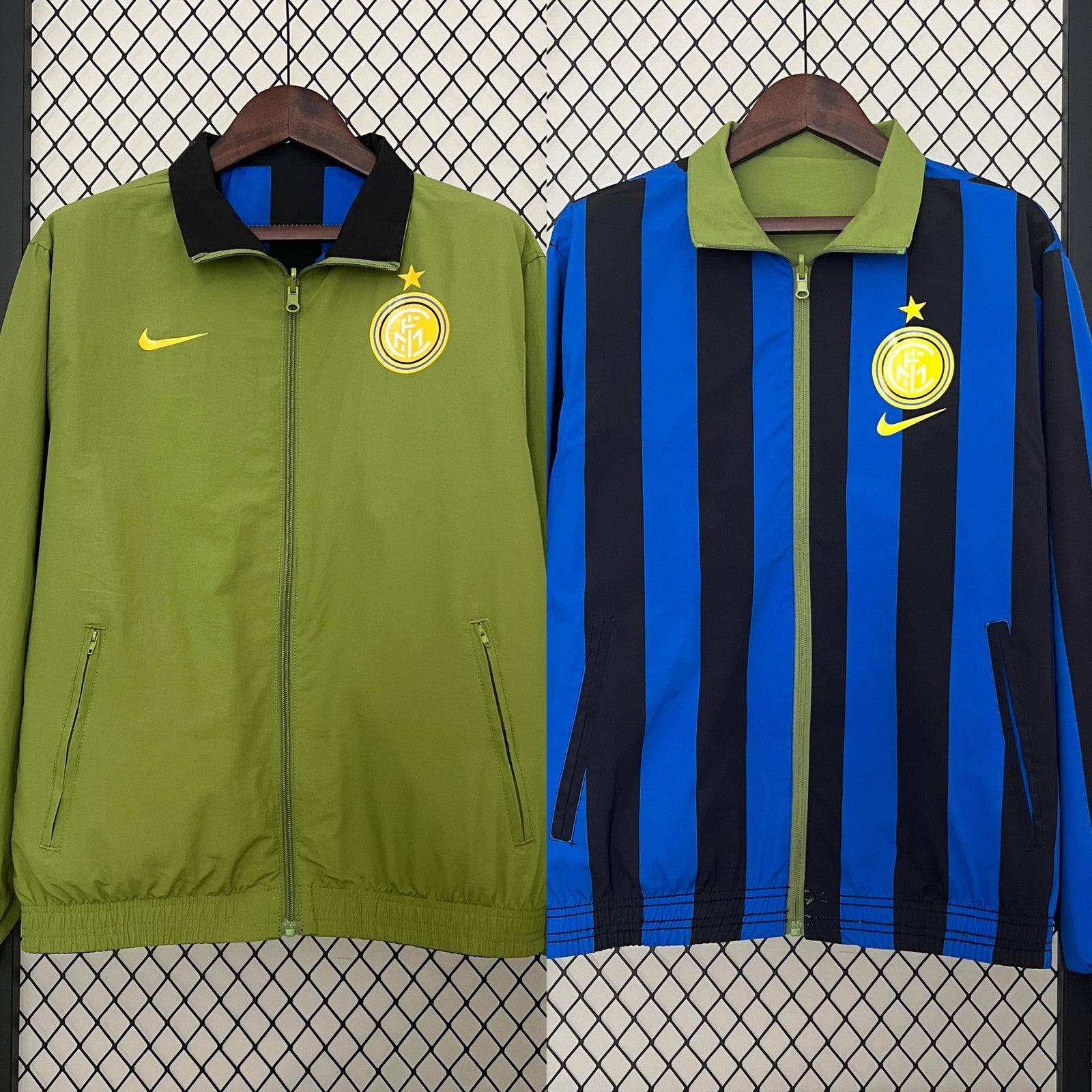 24 25 Inter Milan Trench Coat Reversible