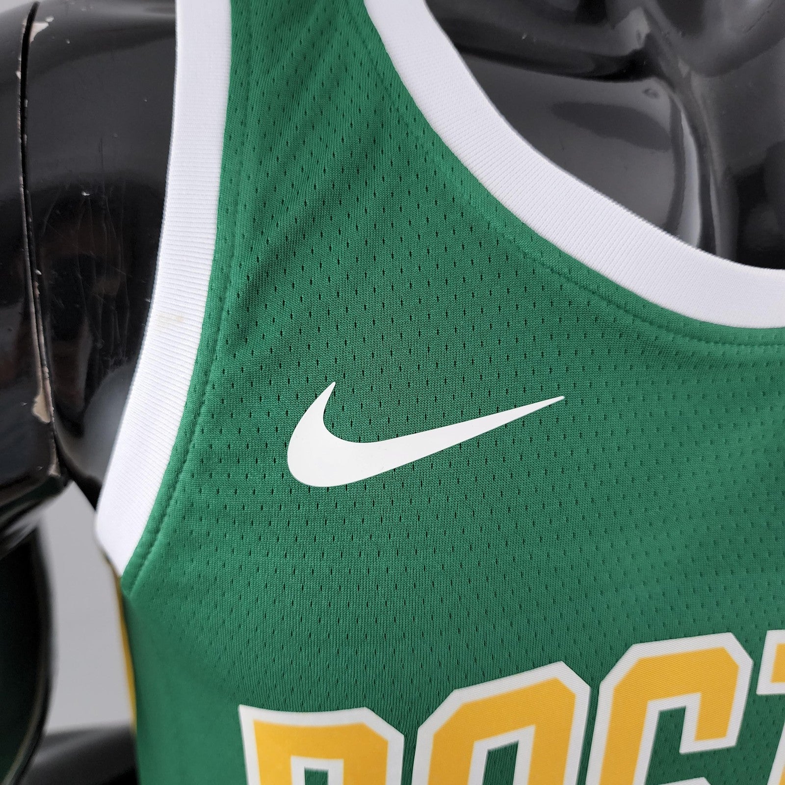 Boston Celtics Brown#7 Green Gold Nba Jersey