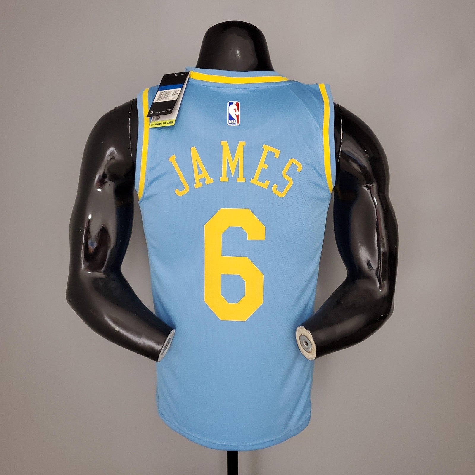 2021 James#6 Los Angeles Lakers Minneapolis Edition Blue Nba Jersey