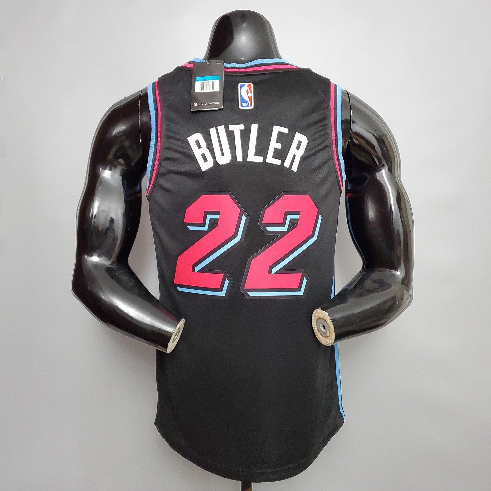 Butler #22 Miami Heat Black Nba Jersey Nike Connect Recognition 2