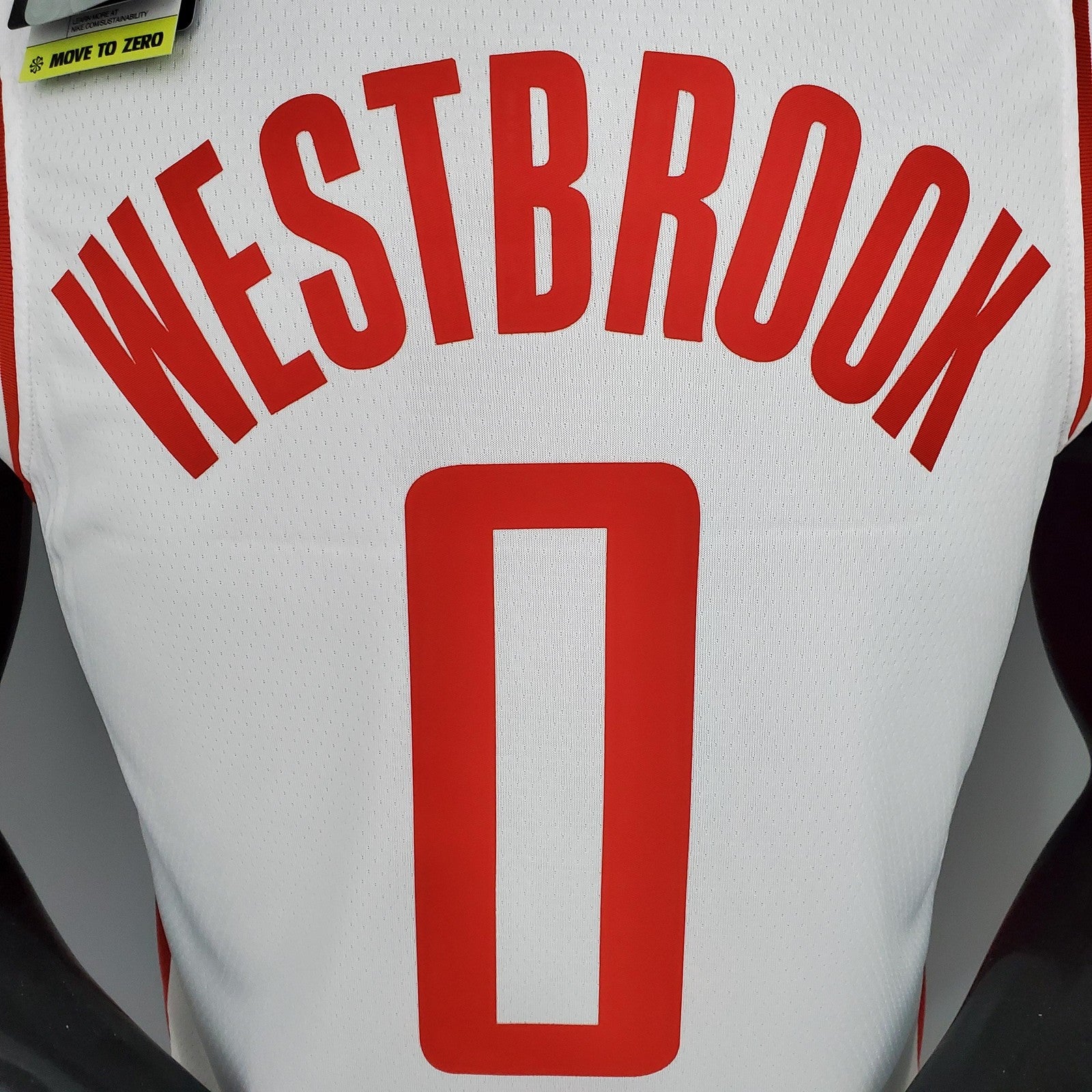 2021 Westbrook#0 Rockets White Nba Jersey