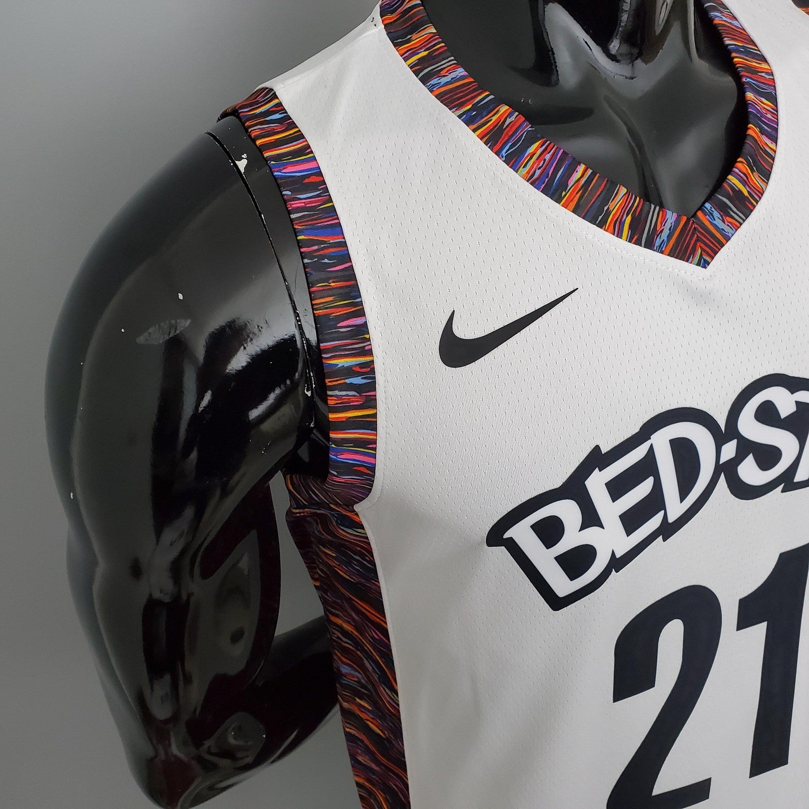 Brooklyn#21 Brooklyn Nets City Version White Nba Jersey