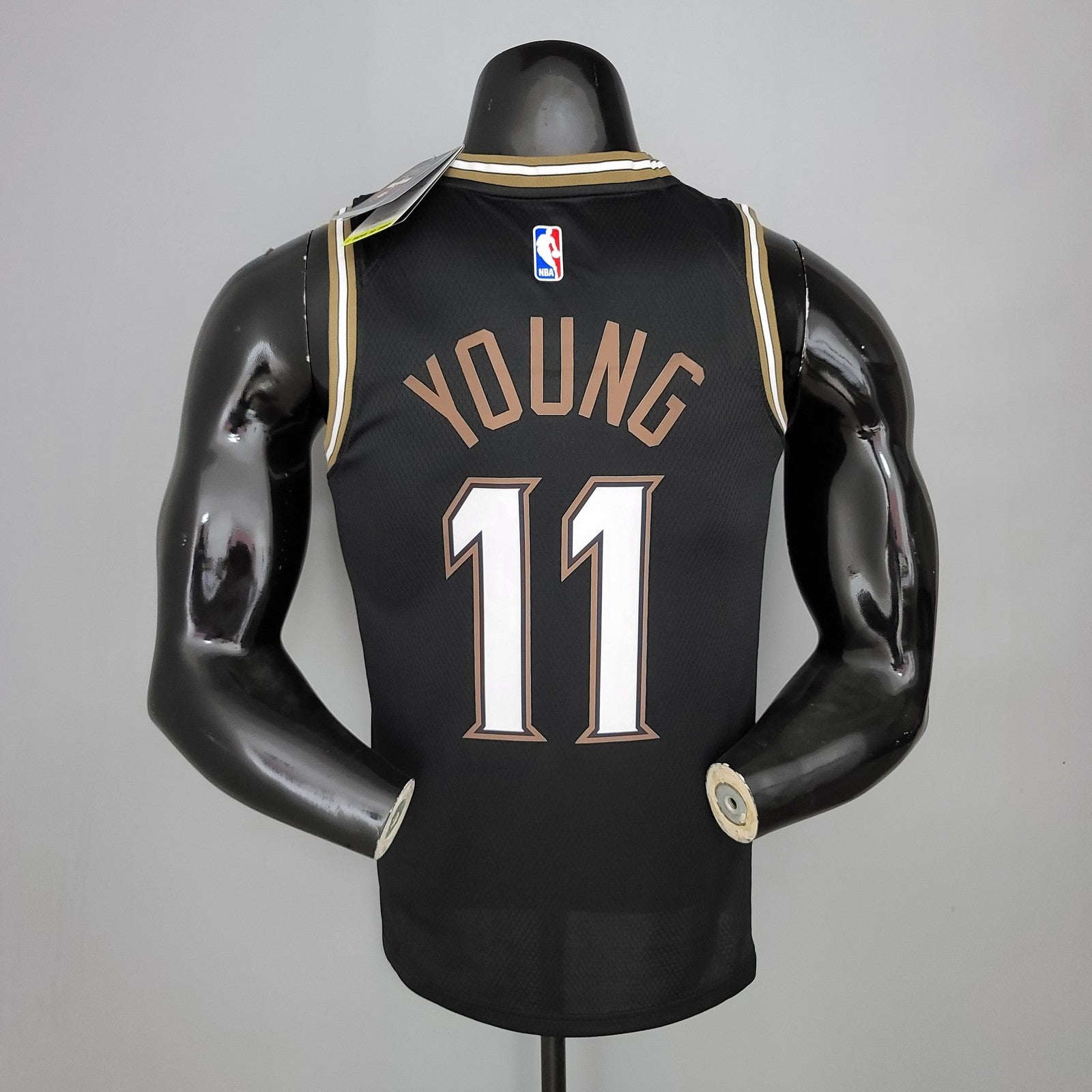 New Atlanta Hawks Young#11 City Edition Black Nba Jersey