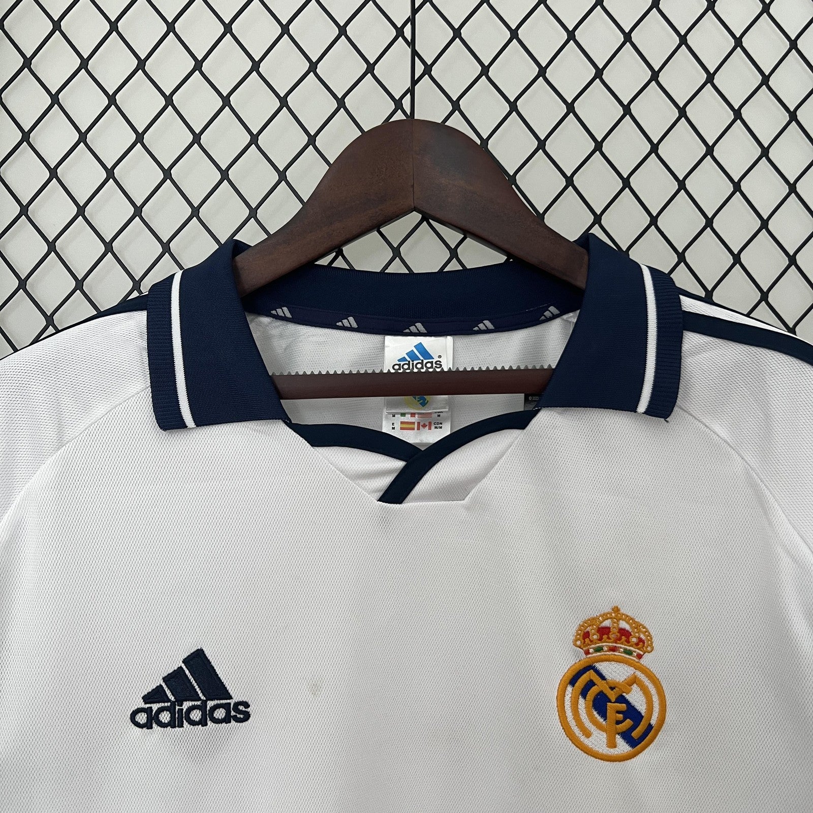 Retro Long Sleeve Real Madrid Home