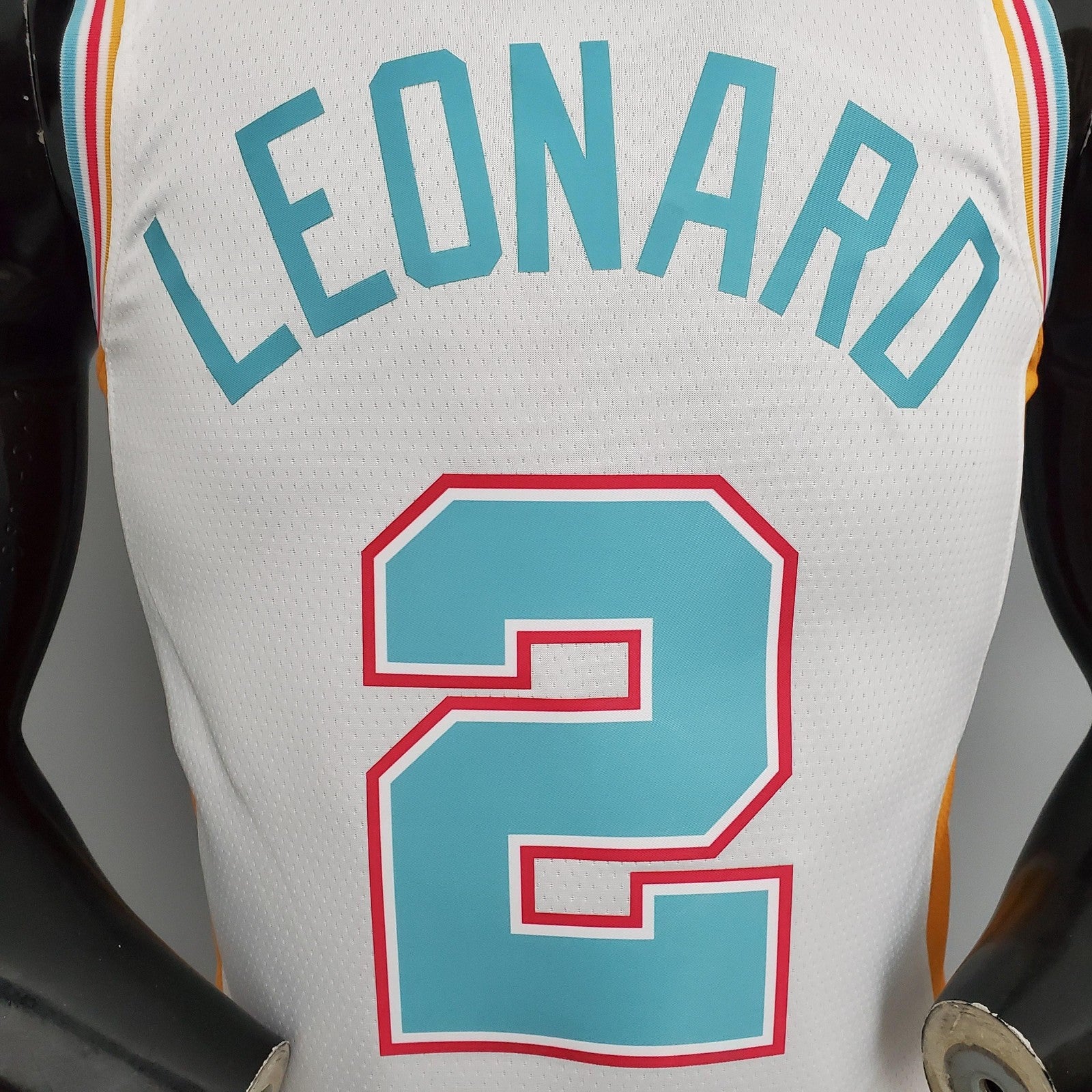 2022 Season Leonard #2 Spurs City Edition White Nba Jersey