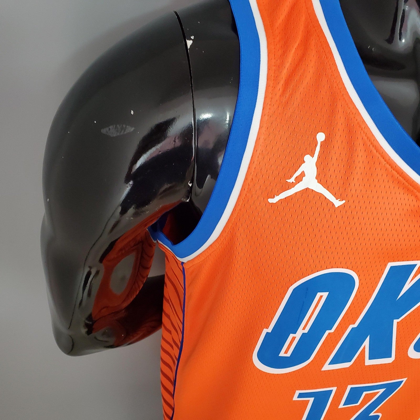George#13 Thunder Jordan Orange Nba Jersey