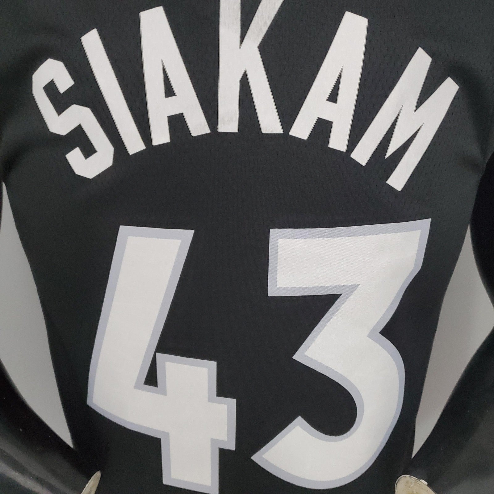 Siakam#43 2021 Raptors Bonus Edition Purple and Black Nba Jersey