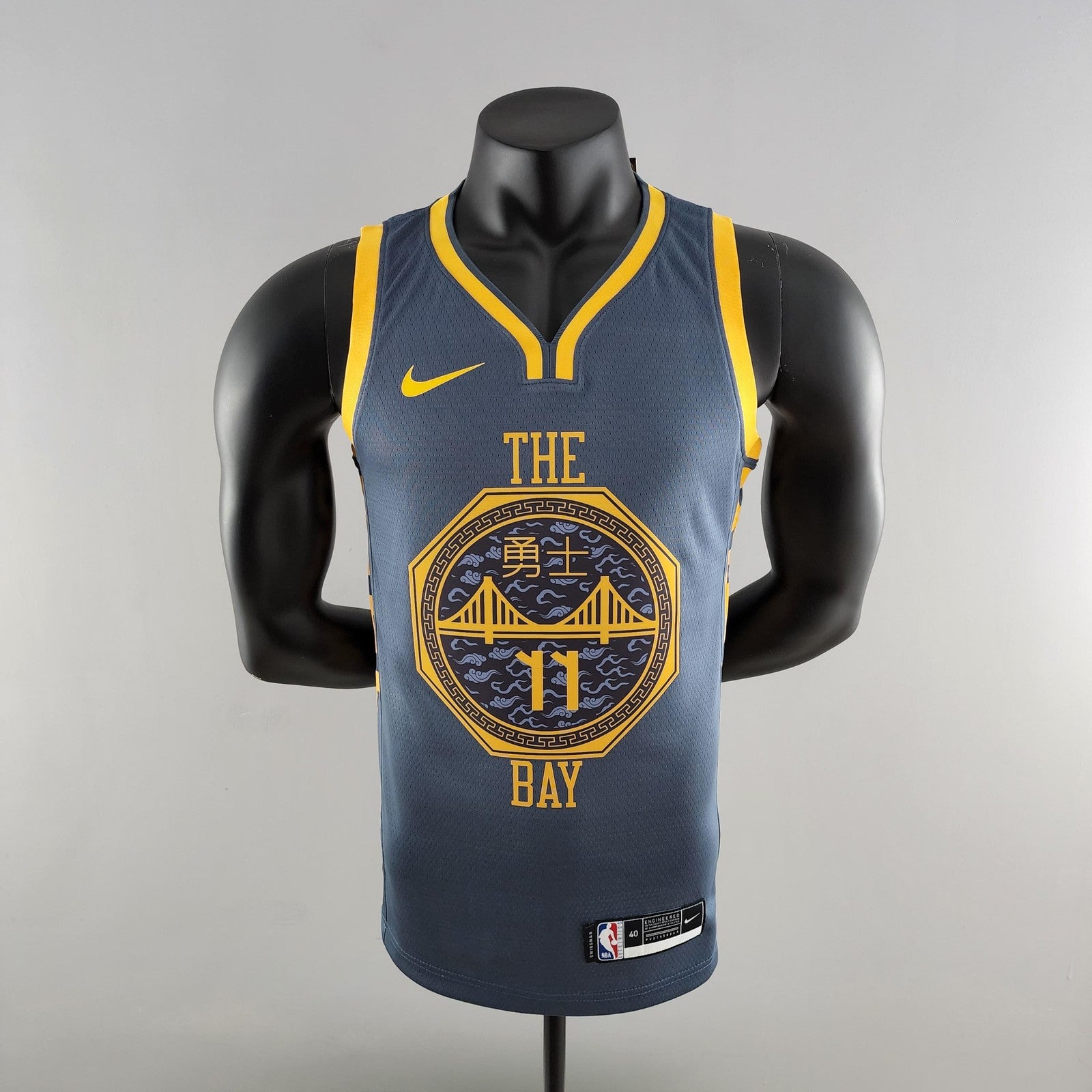 2018 Hompson #11 Golden State Warriors Grey Nba Jersey