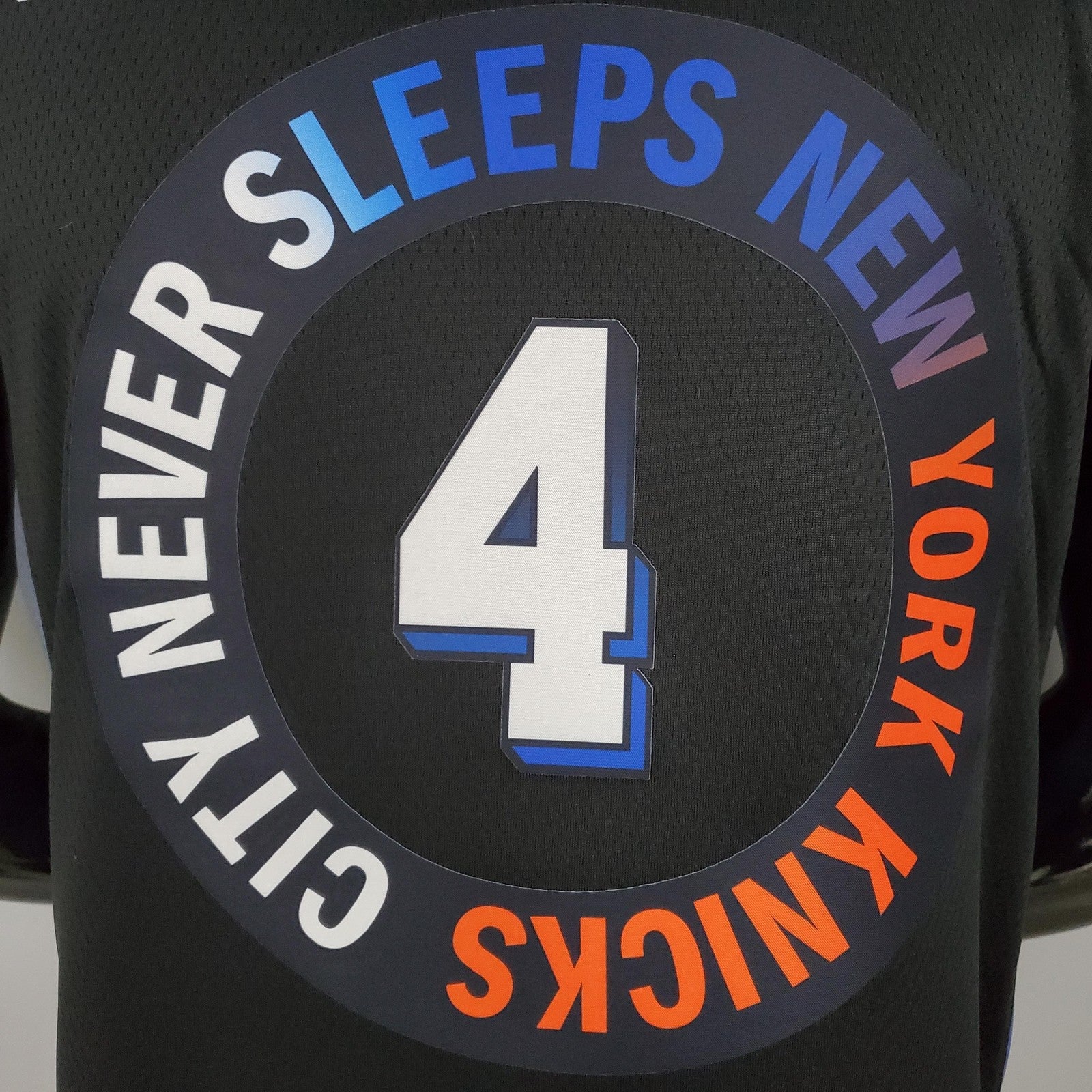 Rose#4 Knicks City Edition Black Nba Jersey